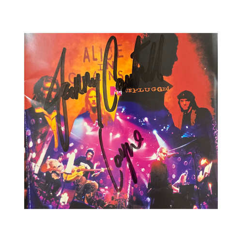 Alice In Chain - Unplugged -  signed cd by 4 band members