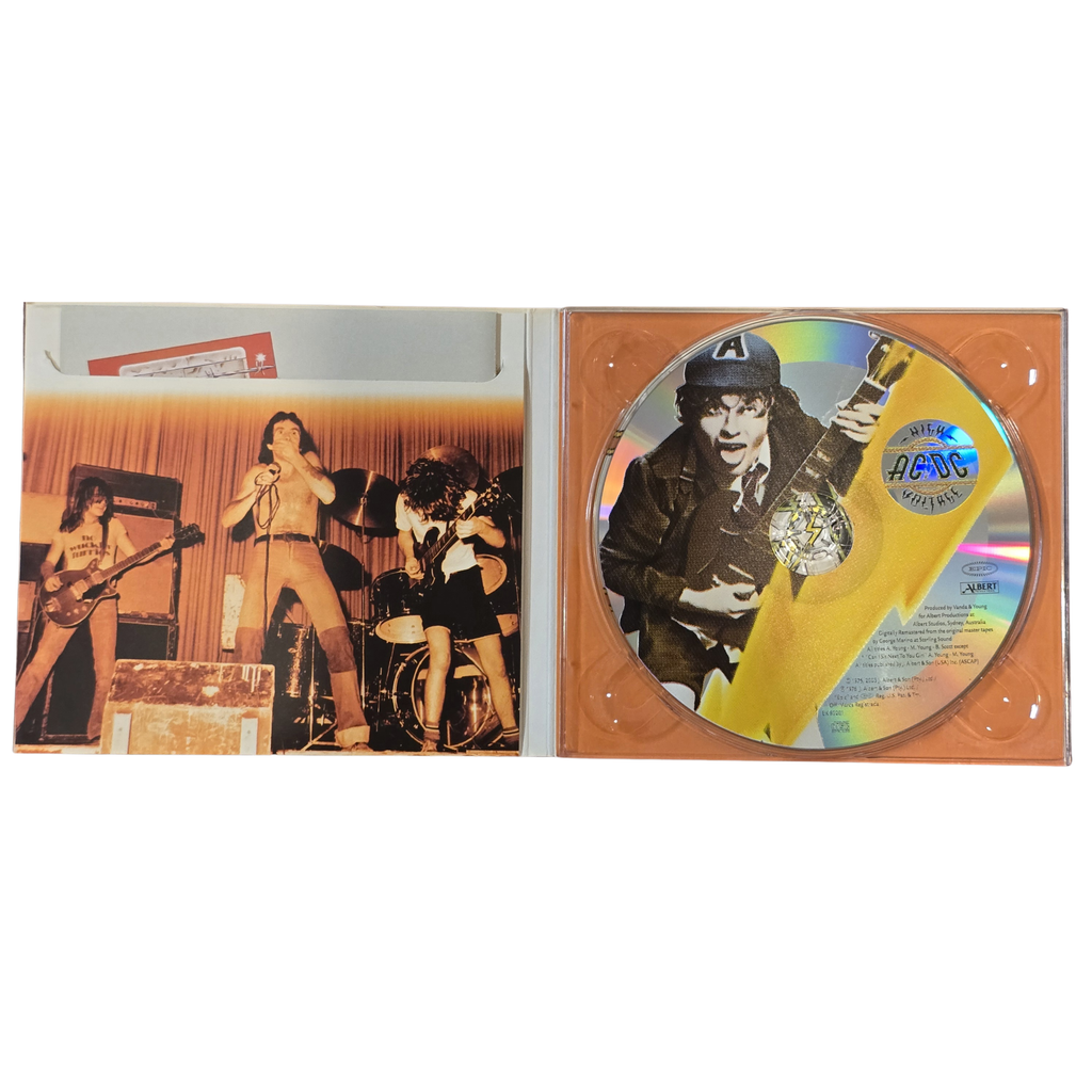 AC/DC - High Voltage -  signed cd by 3 band members