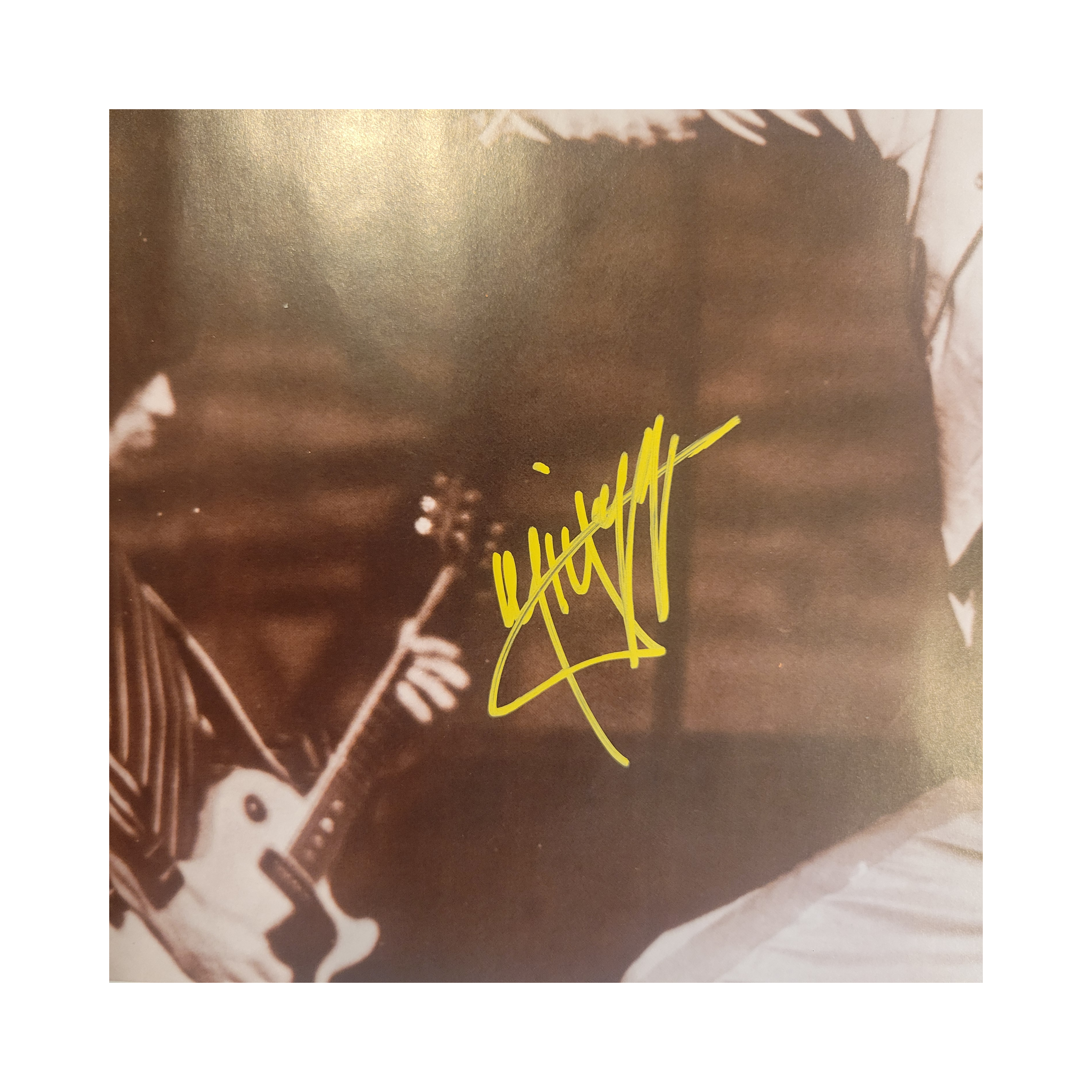 Mick - Live - signed poster