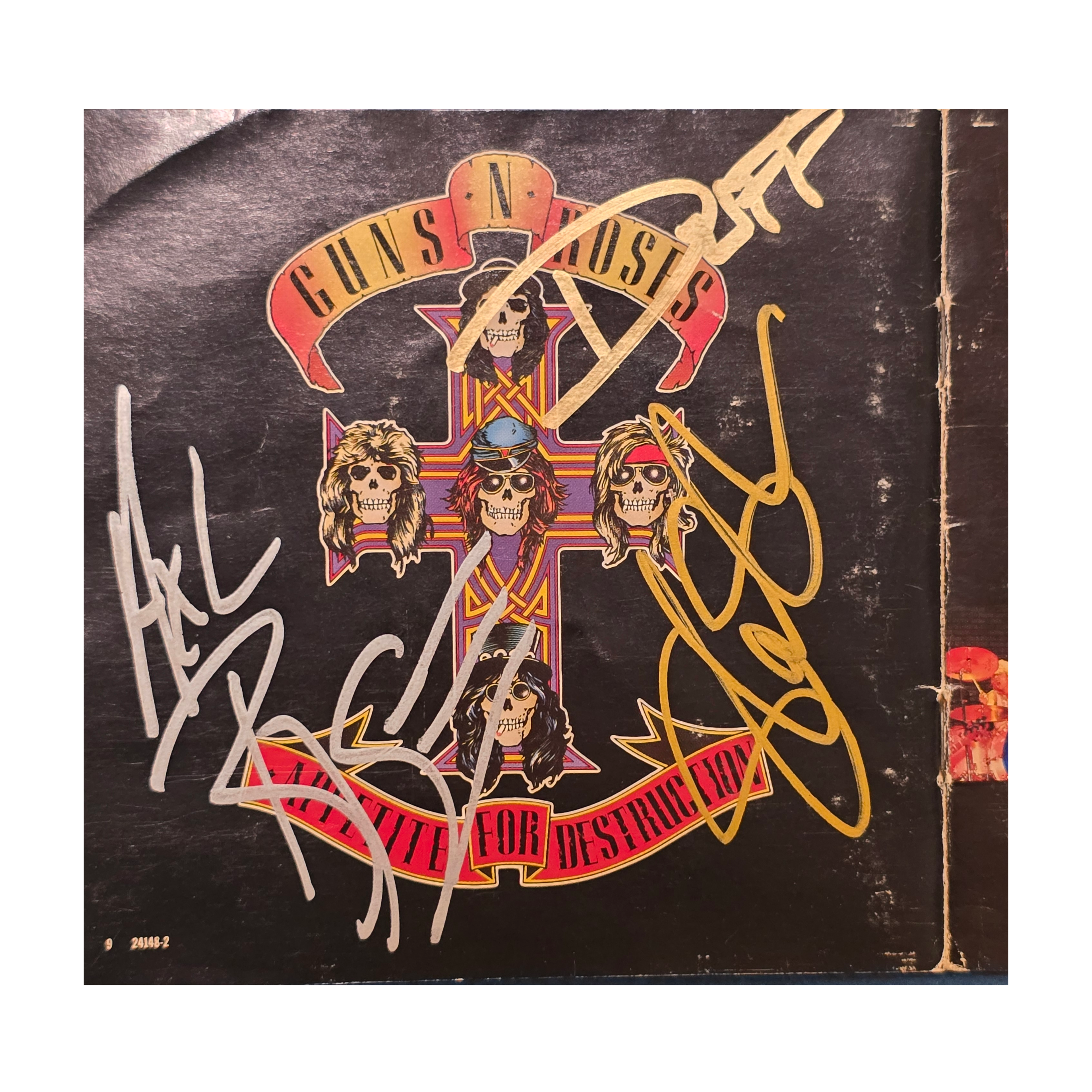 Guns N Rose - Appetite For Destruction -  signed cd by all 5 members
