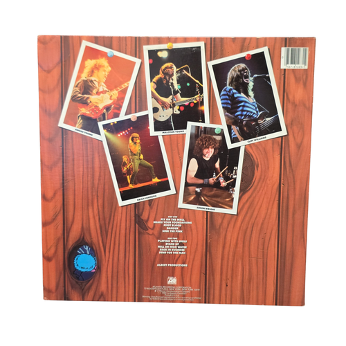 AC/DC -  Fly On The Wall RL Masterdisk - signed lp by 5 band members
