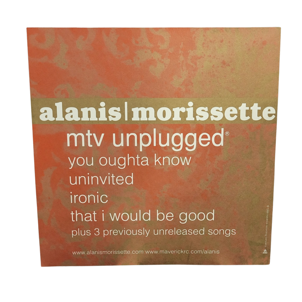 Alanis Morissette - mtv unplugged - signed promo poster