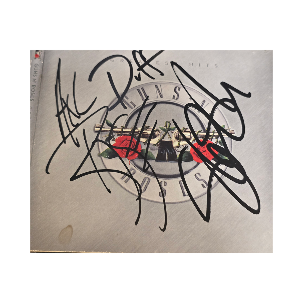 Guns N Roses -  Greatest hits -  signed cd by 5 band members