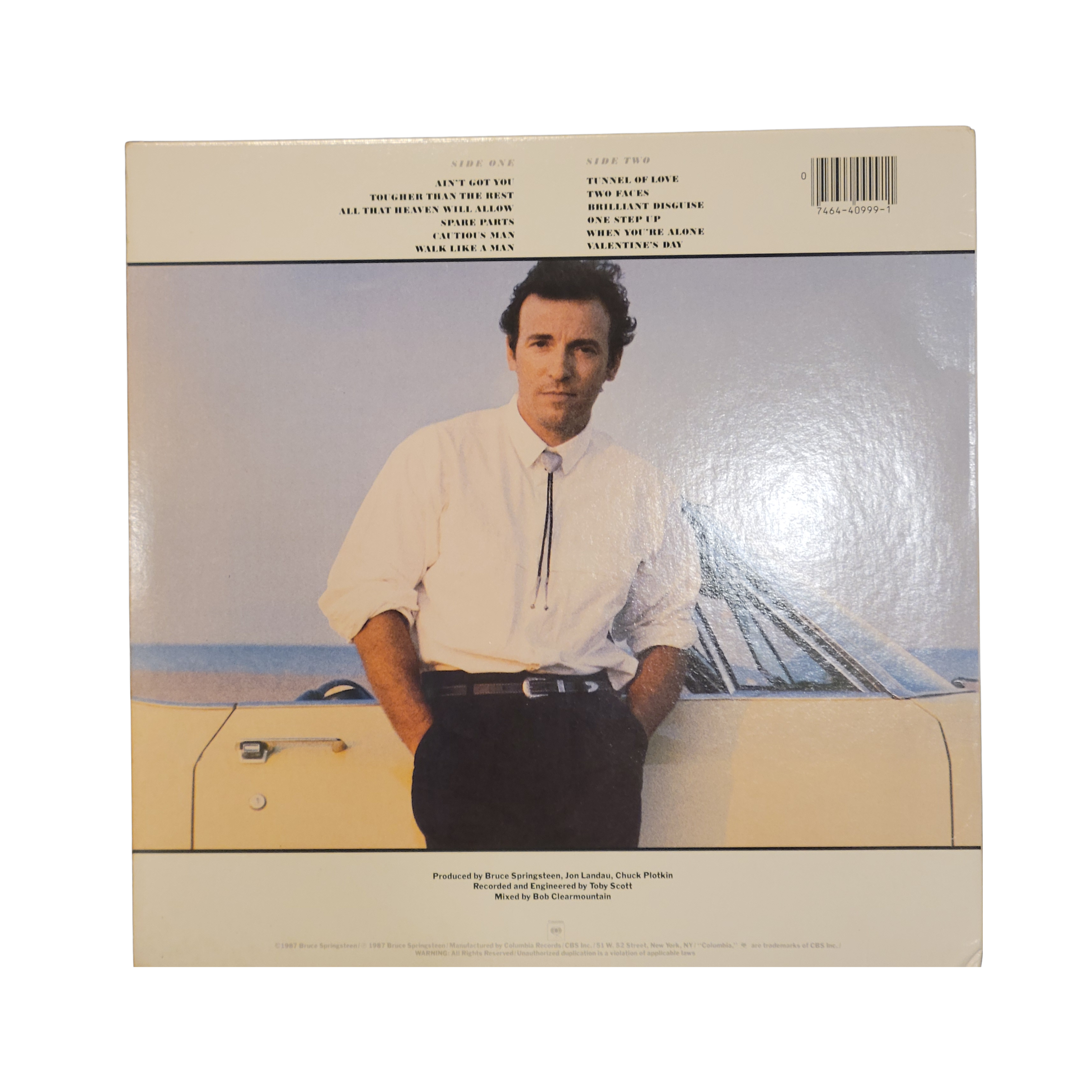 Bruce Springsteen - Tunnel of Love - signed lp