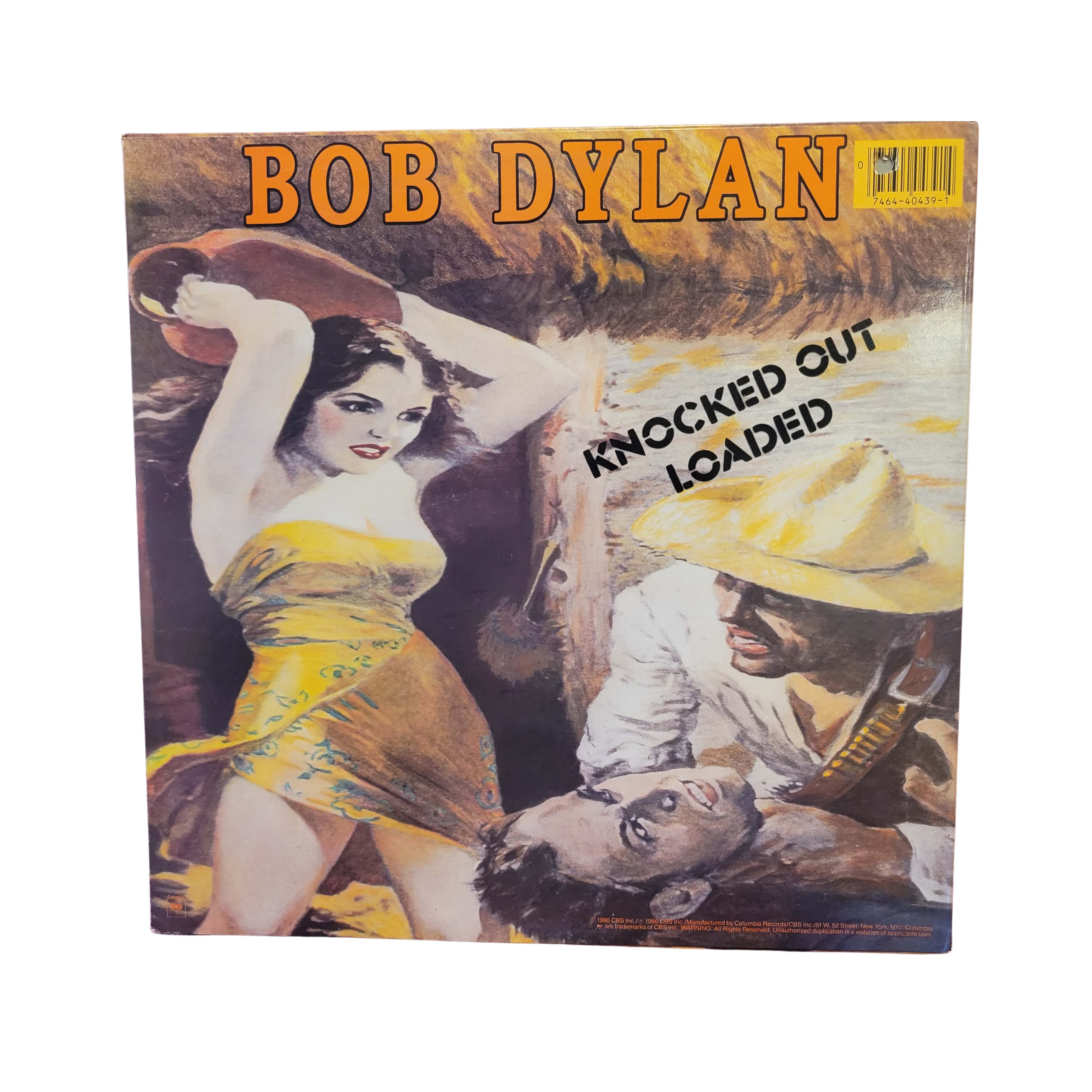 Bob Dylan - Knock out loaded - signed lp