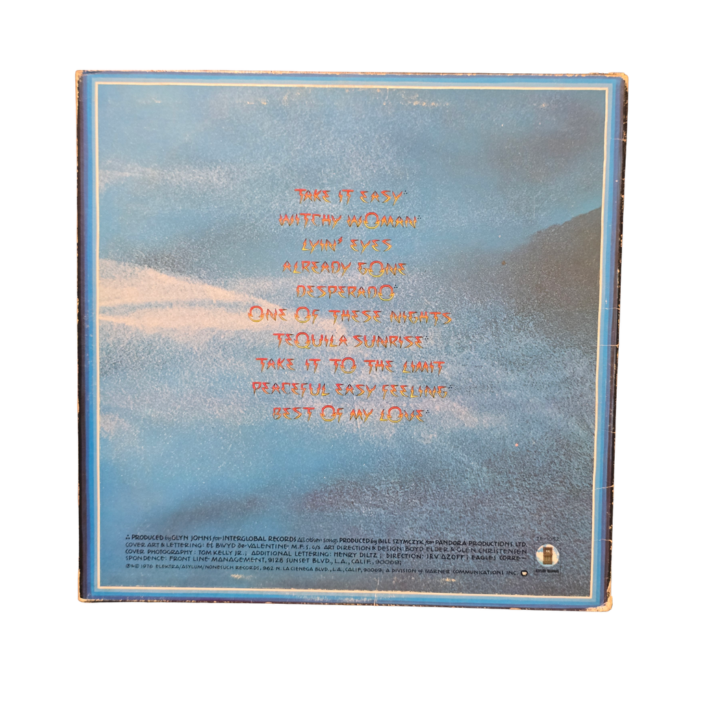 Eagles - Greatest Hits  - signed lp by 7 band members