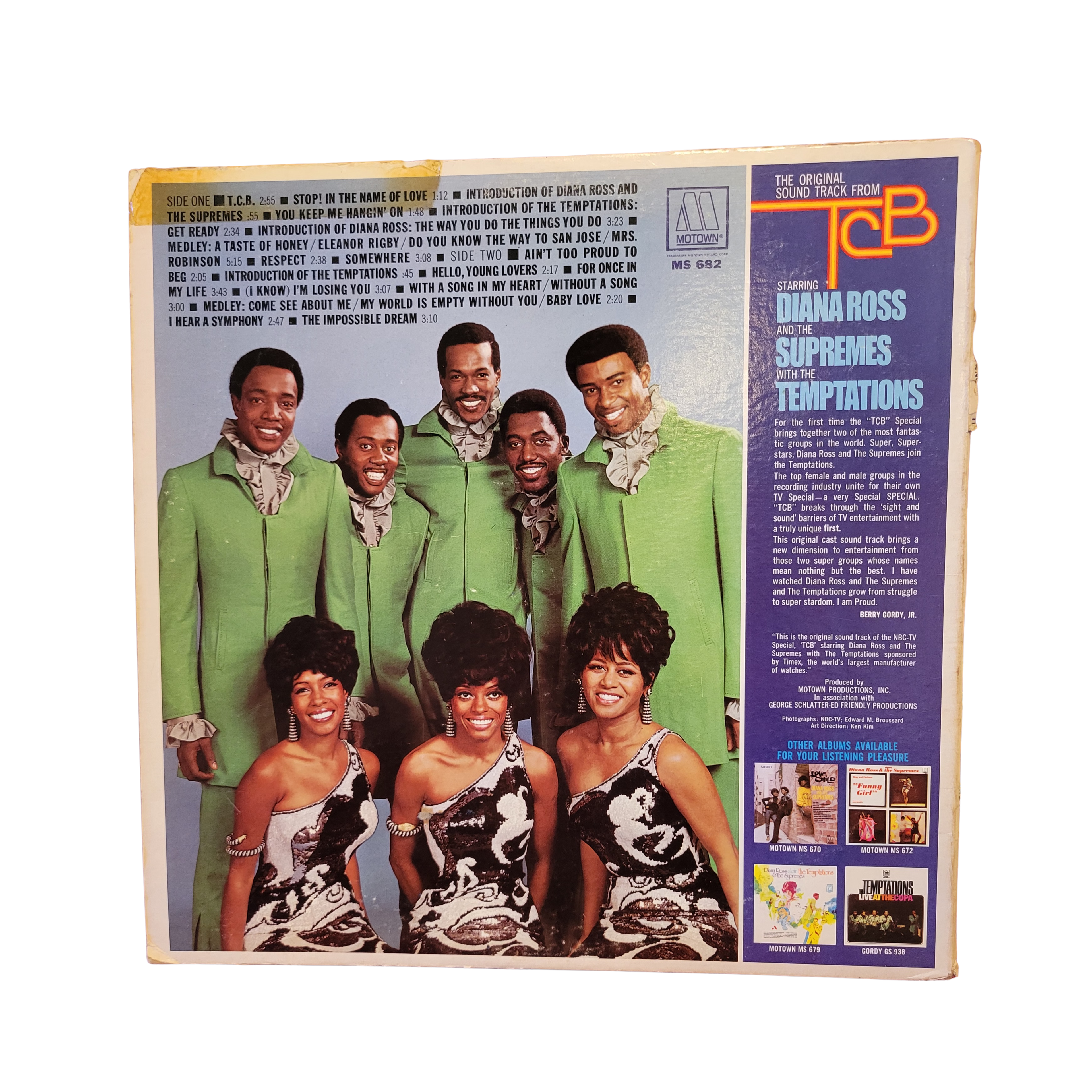 Diana Ross - T.C.B. Soundtrack - signed lp