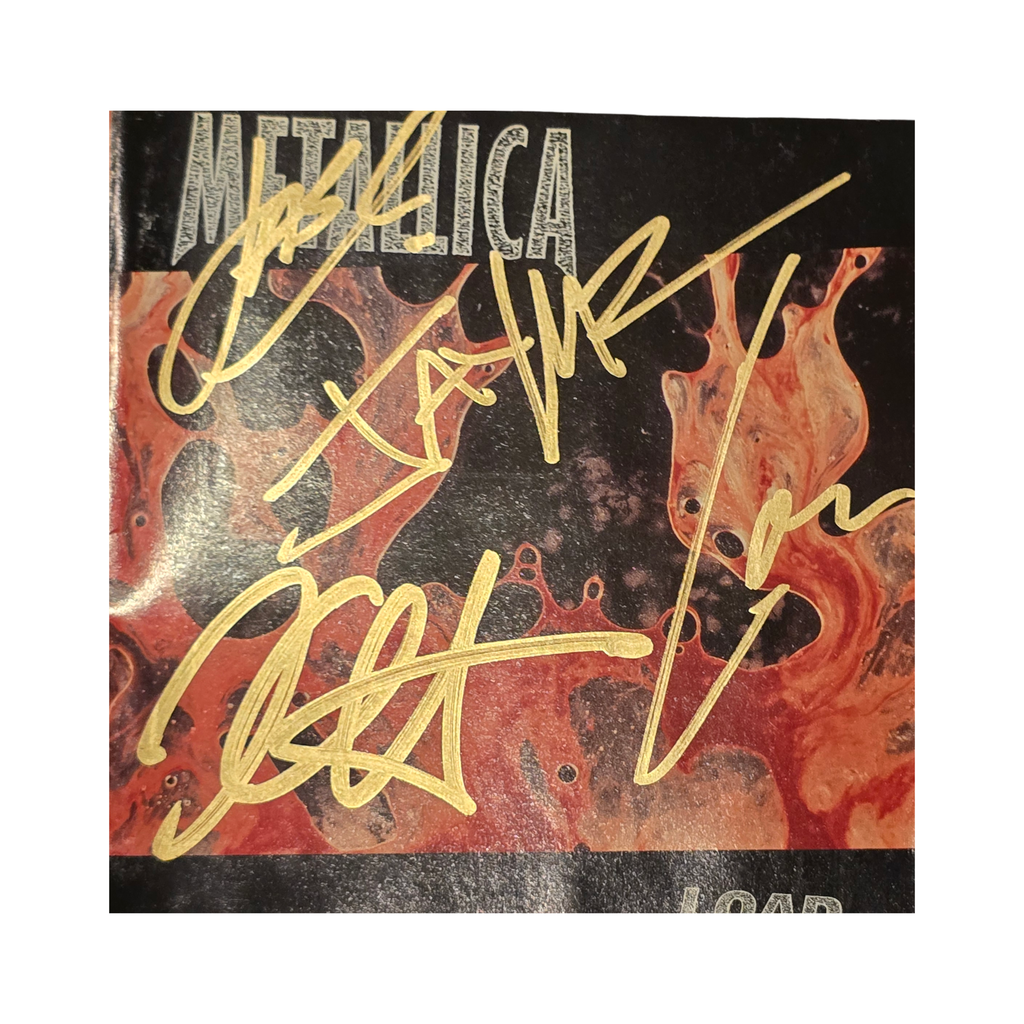Metallica - Load - signed cd  by 4 band members
