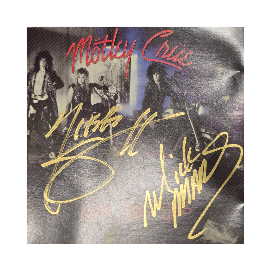 Motley Crue - Girls Girls Girls - signed cd by 4 band members
