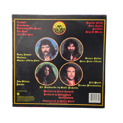 Black Sabbath -  Born Again - signed lp by 4 band members