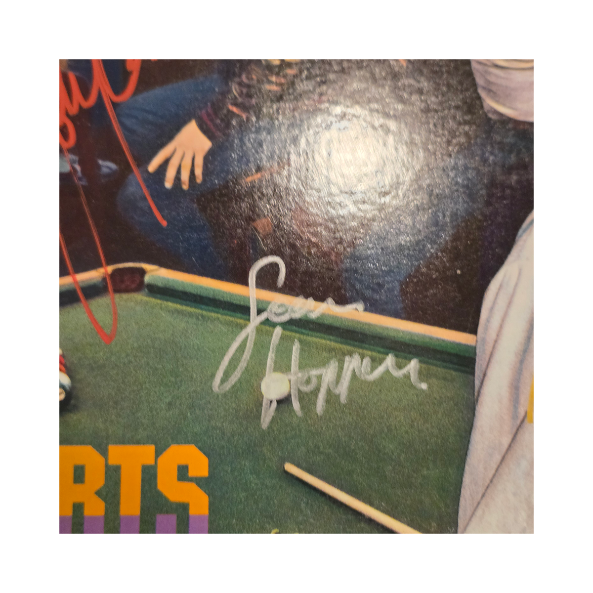 Huey Lewis and the News - Sports - signed lp by 5 band members