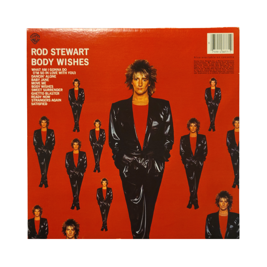 Rod Stewart - Body Wishes - signed lp