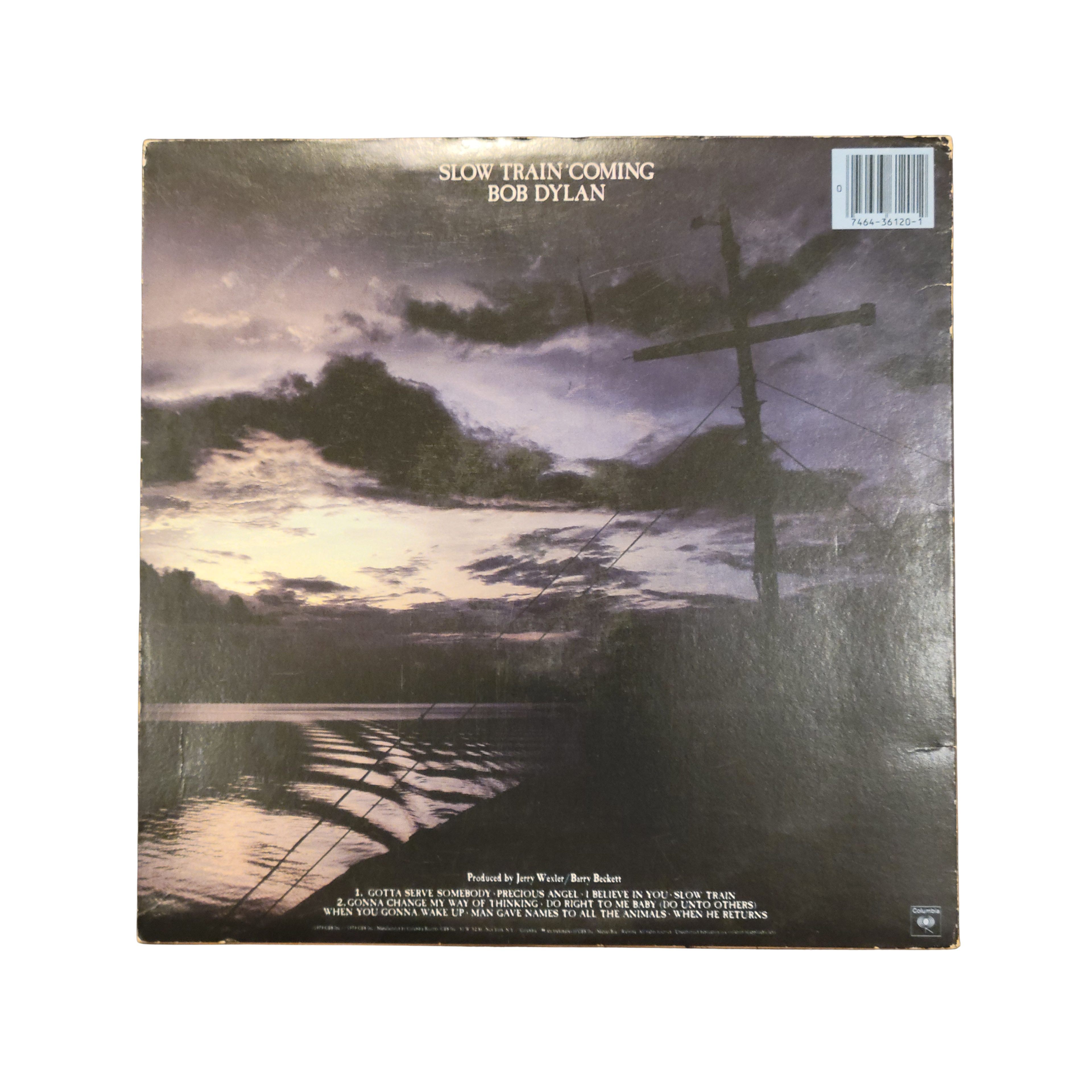 Bob Dylan - Slow Train Coming - signed lp