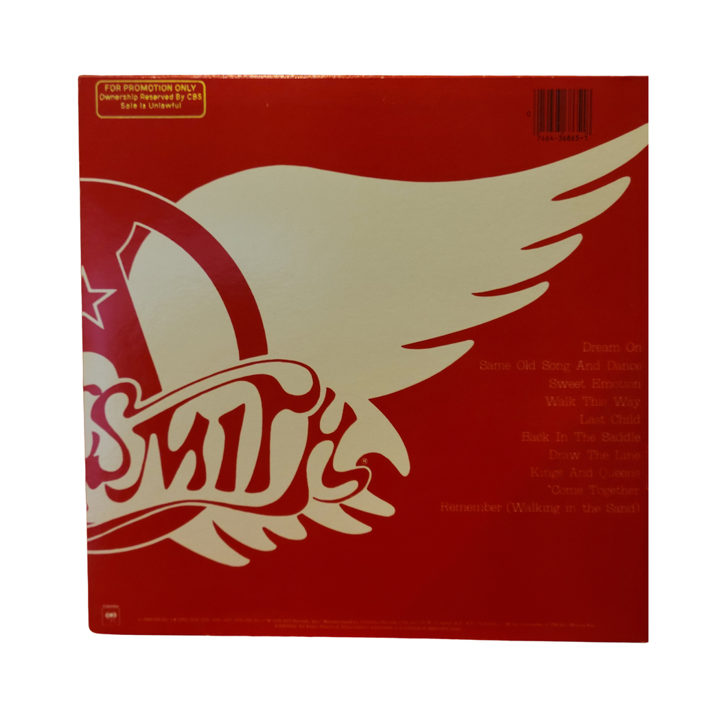 Aerosmith - Greatest Hits Promo -  signed lp by 5 band members