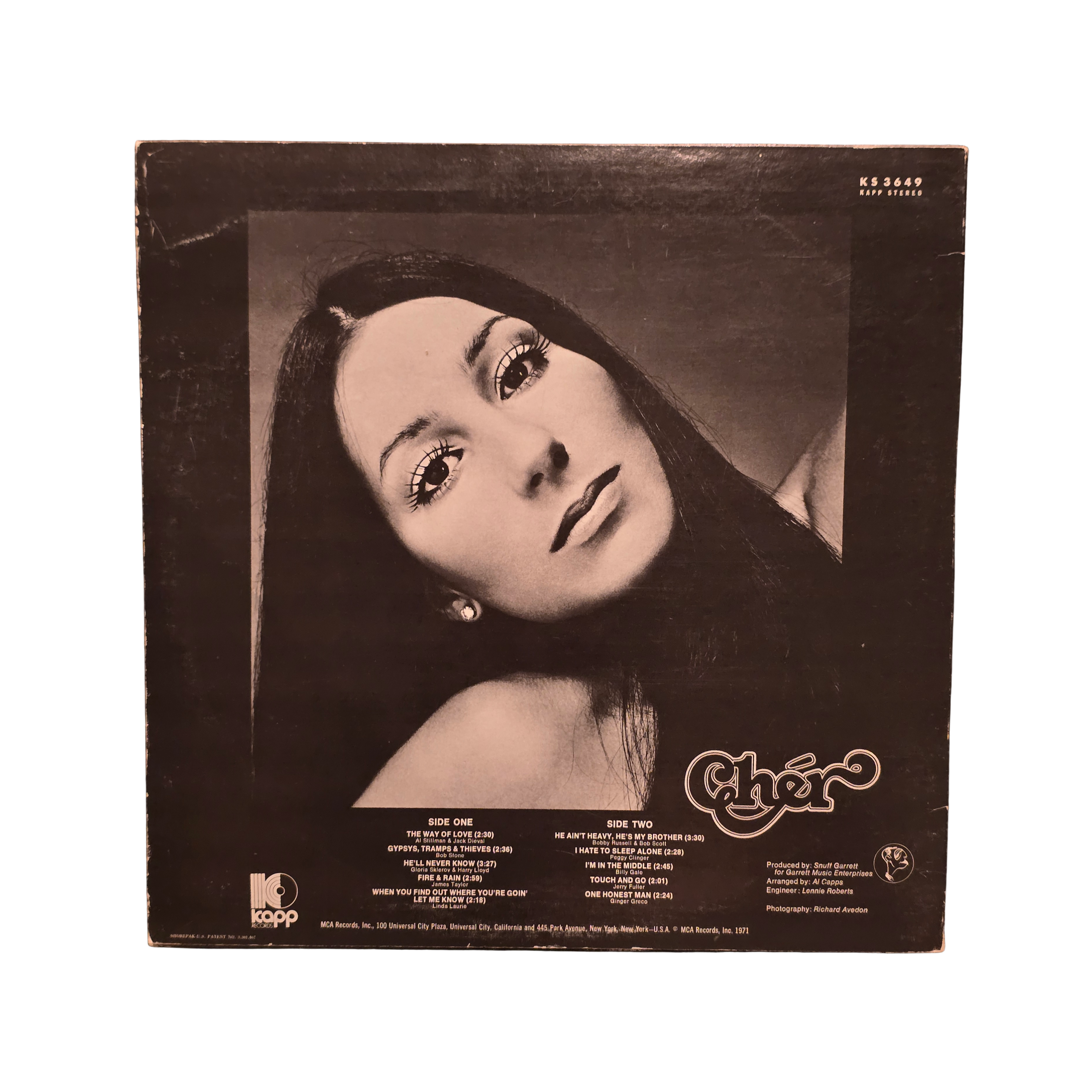 Cher - Gypsys, Tramps & Thieves - signed lp