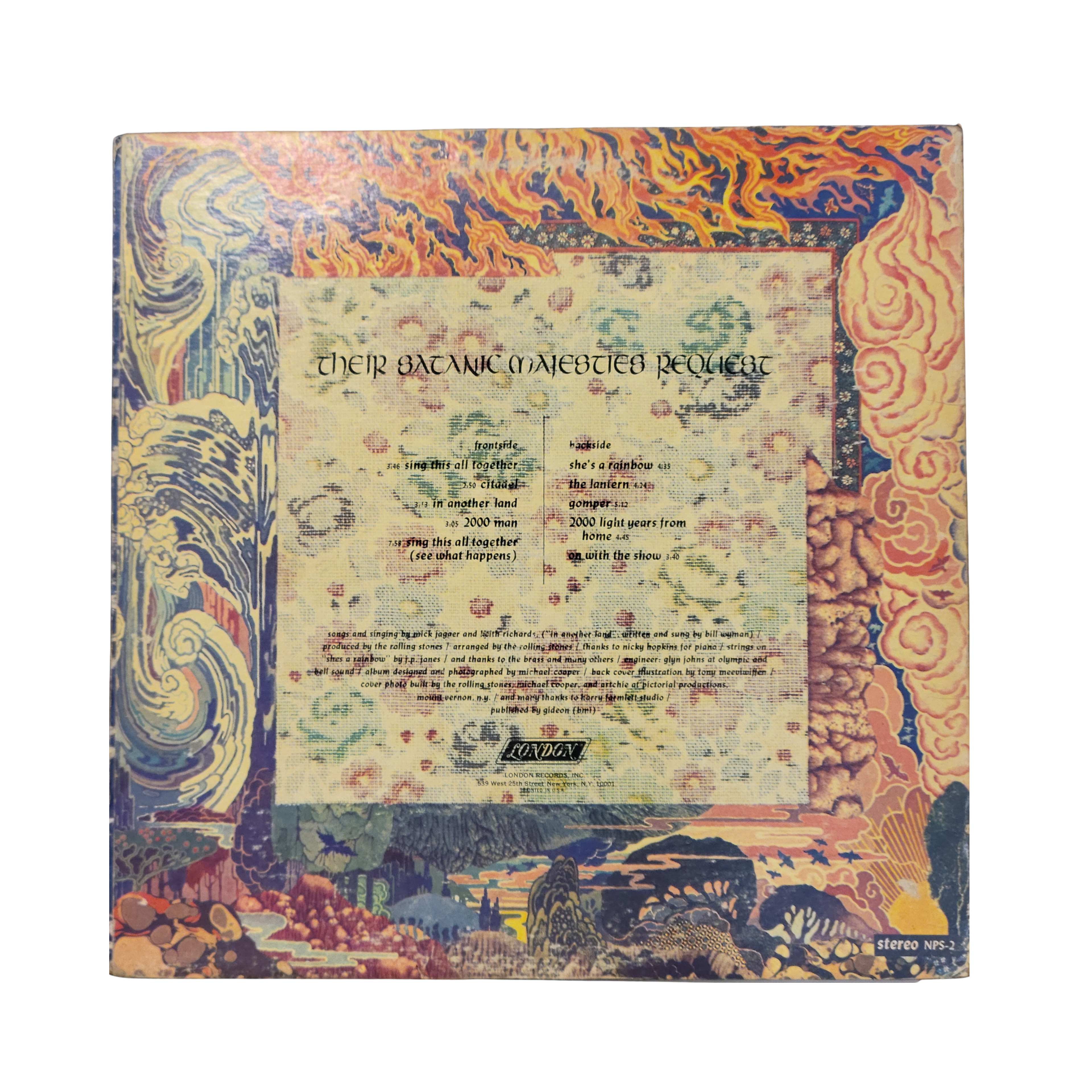Rolling Stones - Their Satanic Majesties Request - signed lp by 5 band members