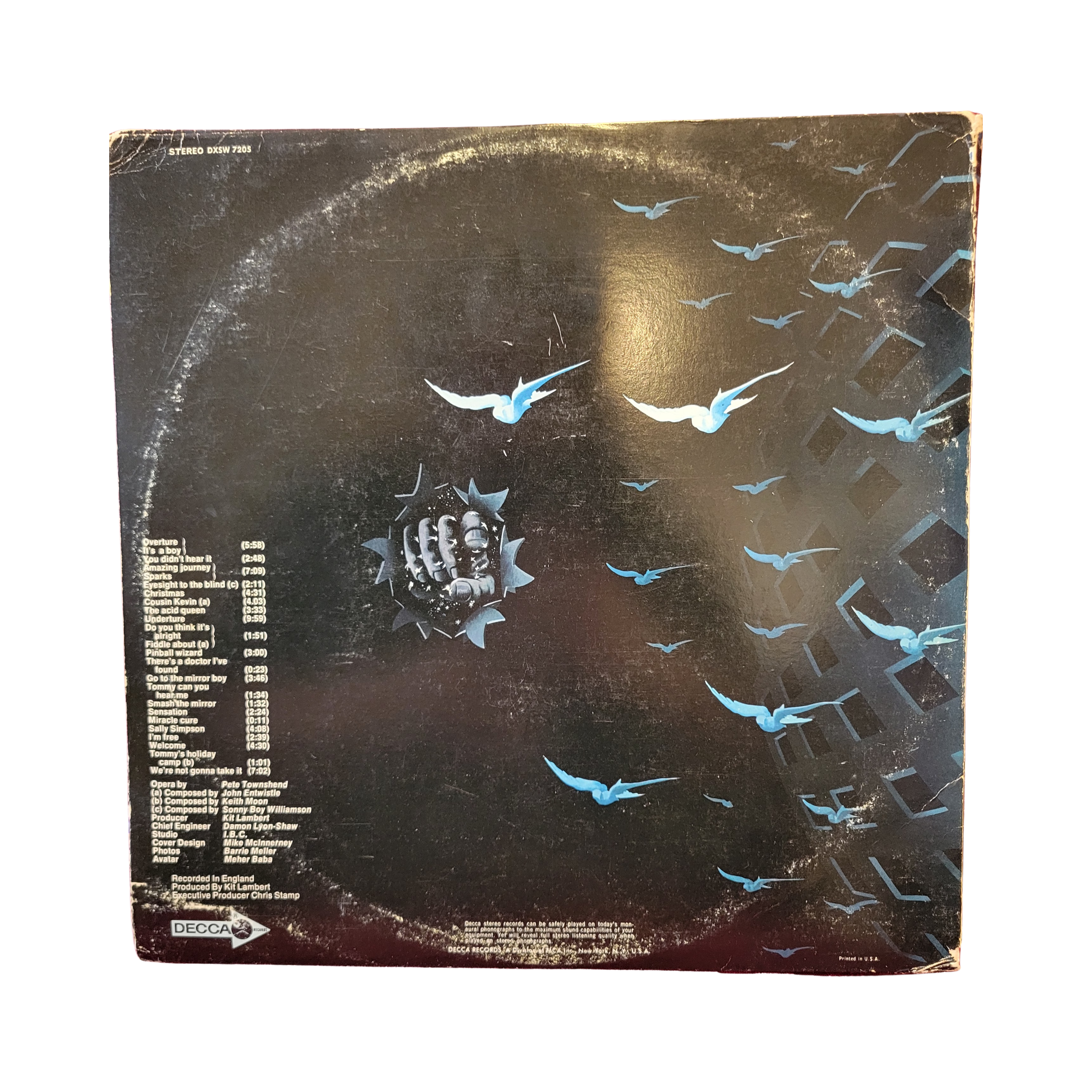 The Who - Tommy - signed lp by 2 band members