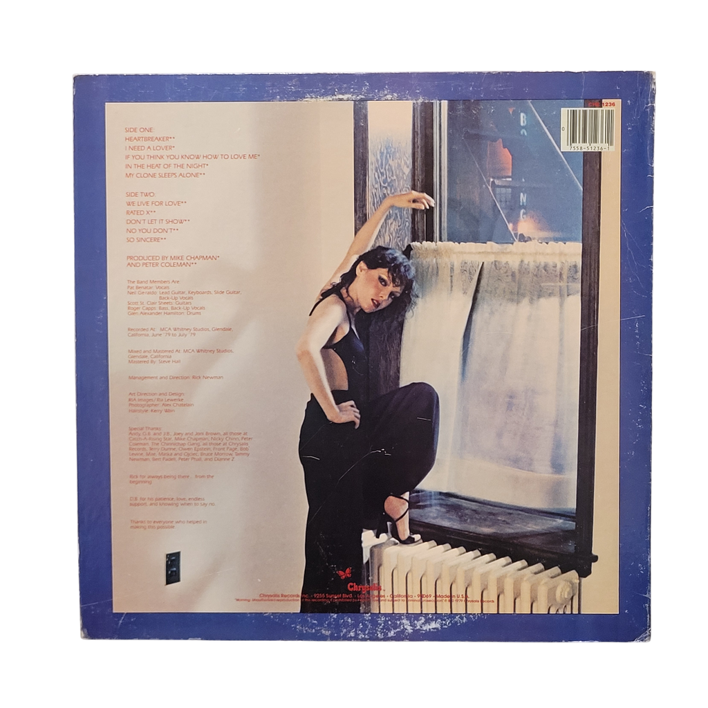 Pat Benatar - In the heat of the night - signed lp
