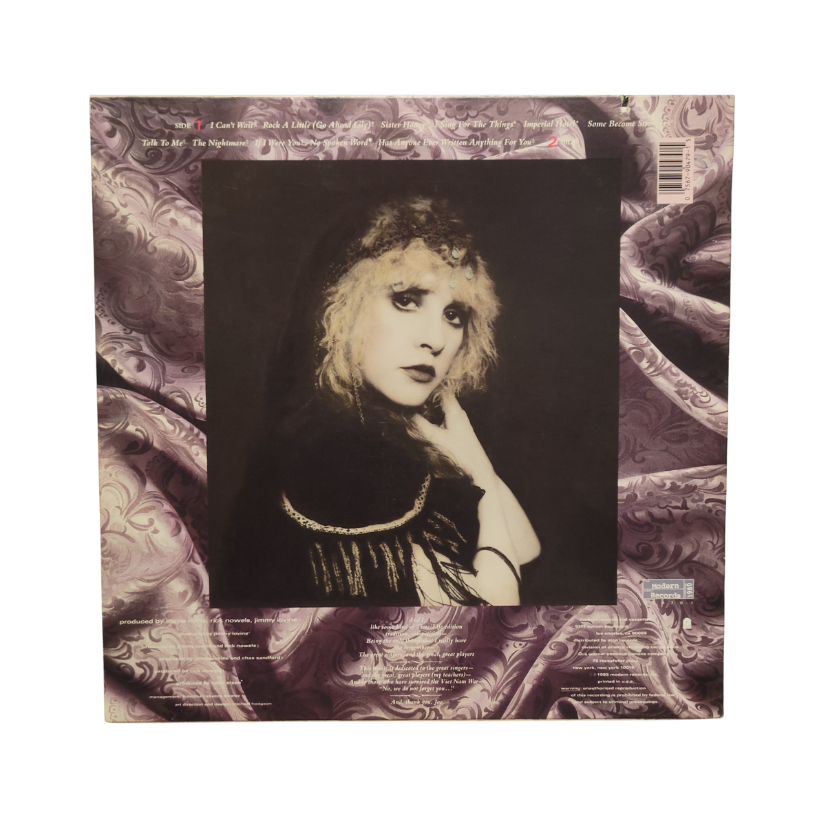 Stevie Nicks - Rock A Little - signed lp