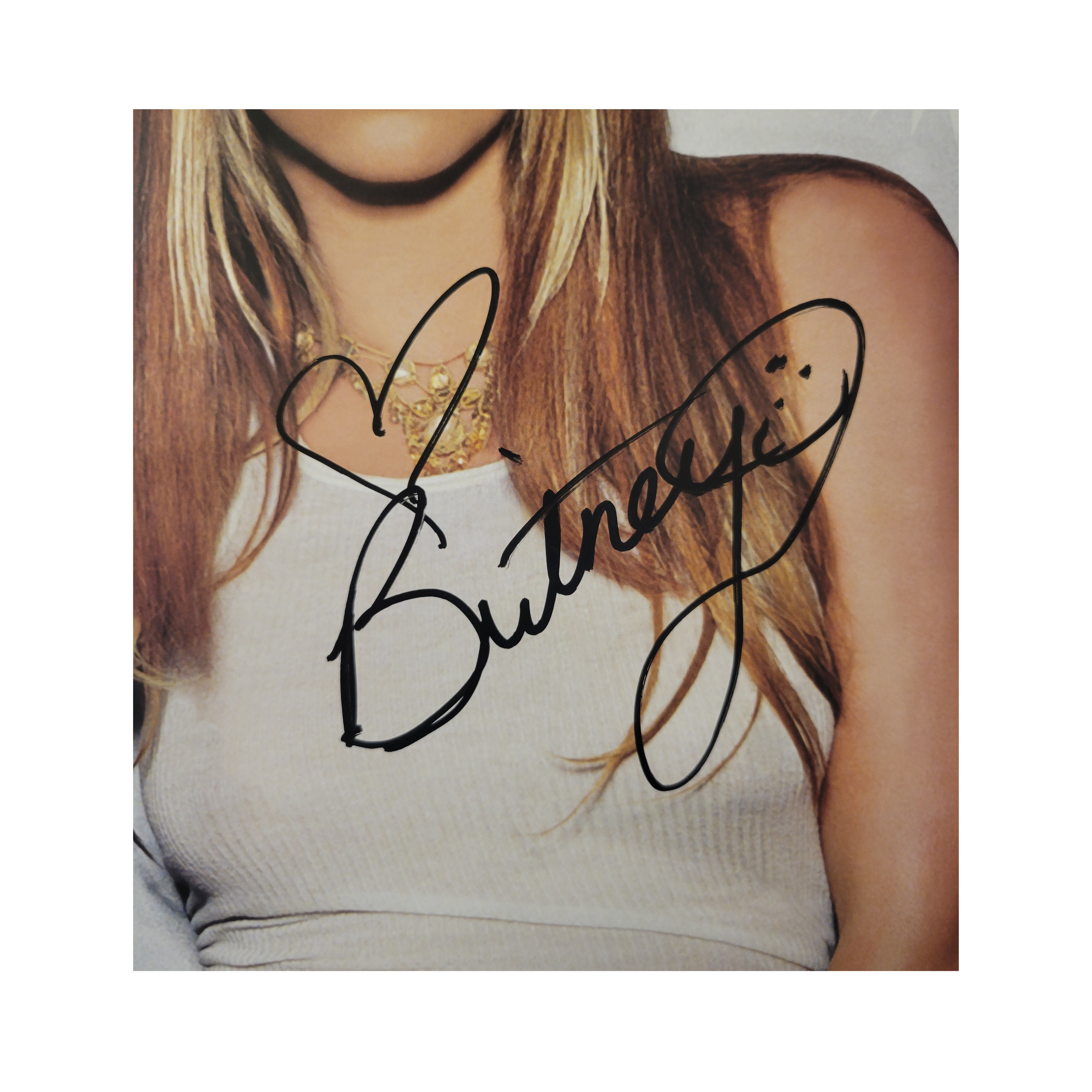 Britney Spears - 2003 - signed poster