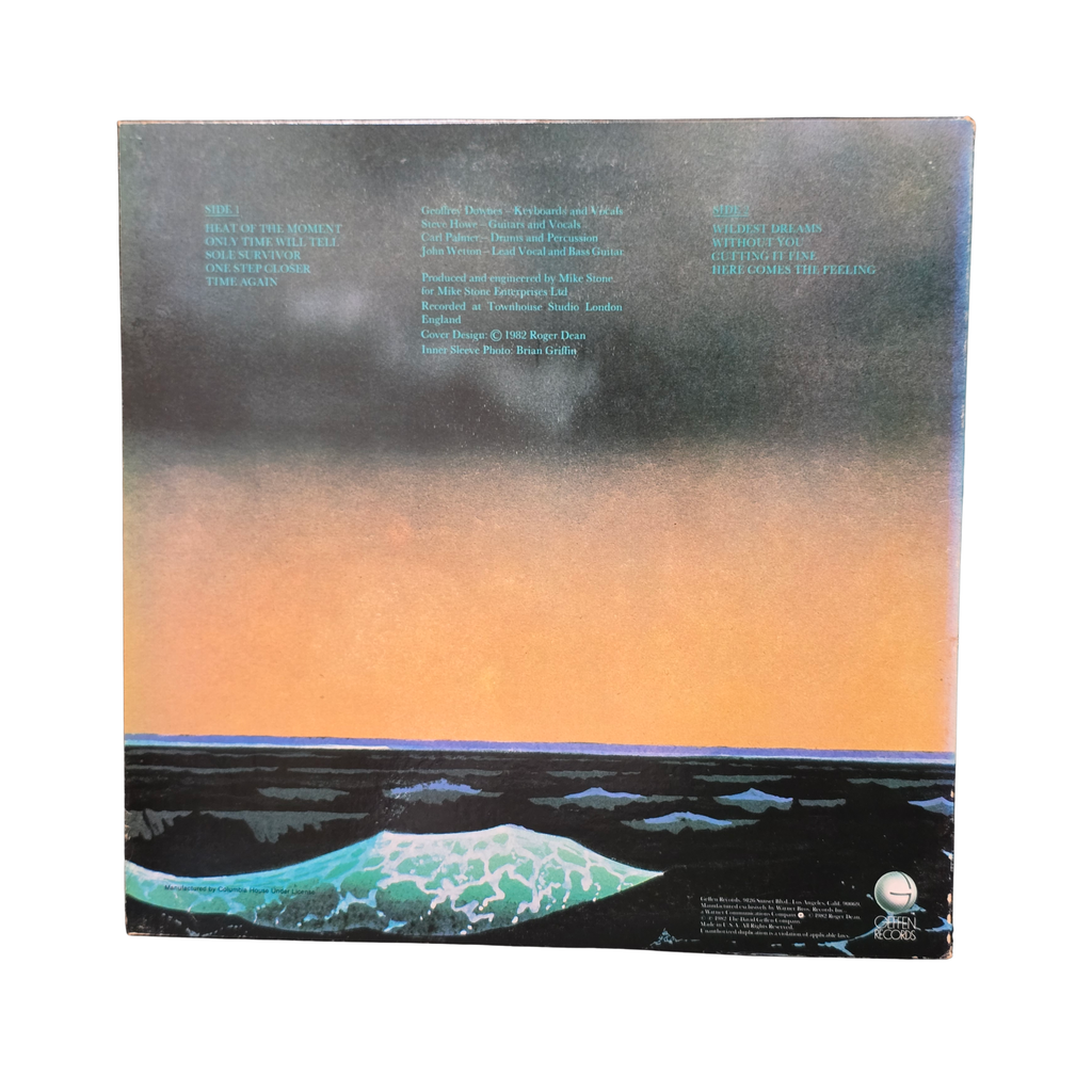 Asia - Self titled -  signed lp by 4 band members,