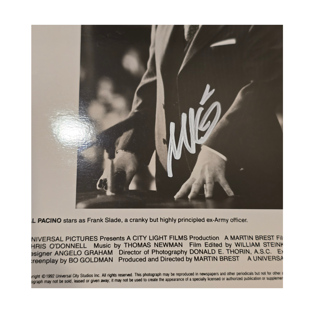Al Pacino - Scent of a Woman 1992 - Signed Press Photo