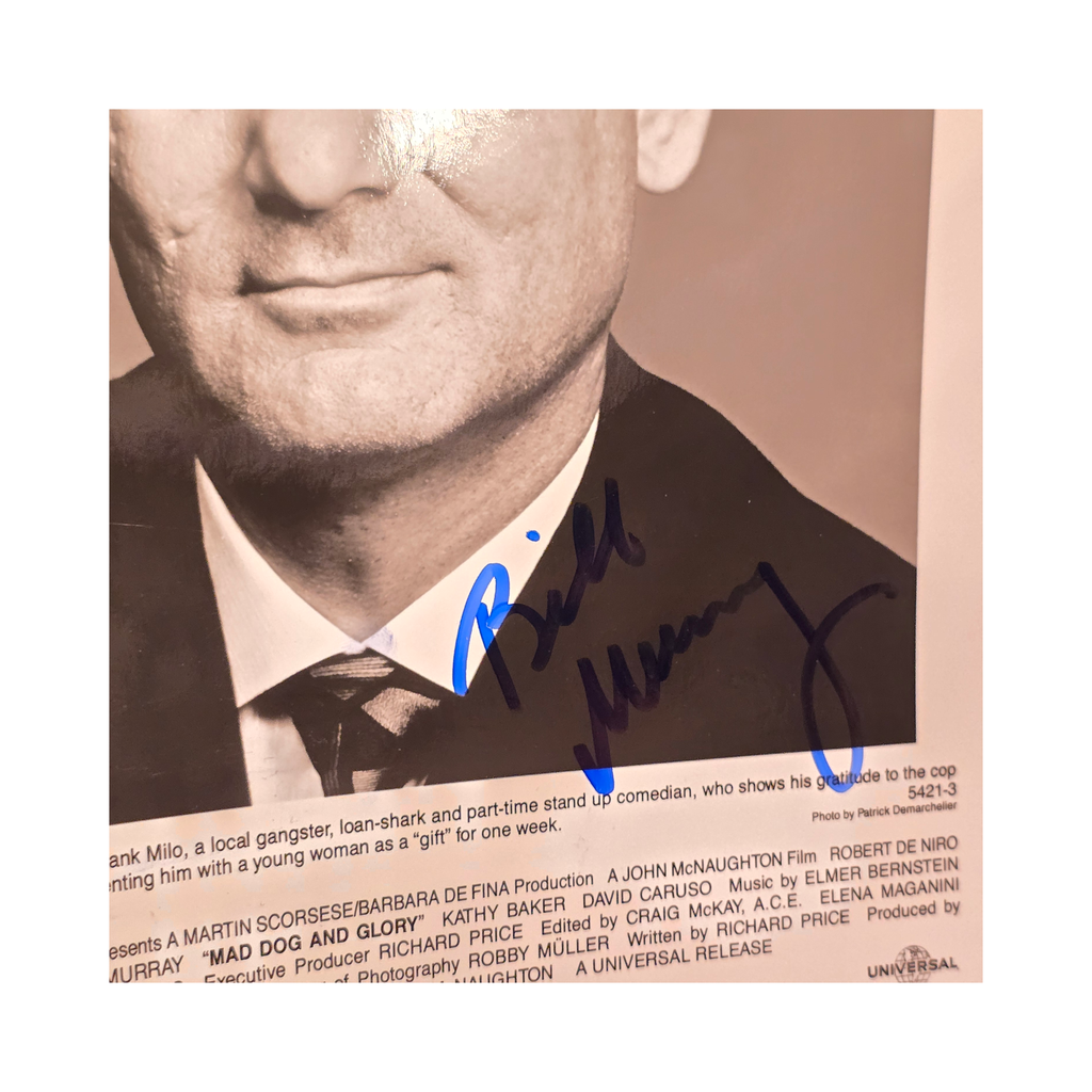 Bill Murray - Mad Dog and Glory 1992 -  signed press photo