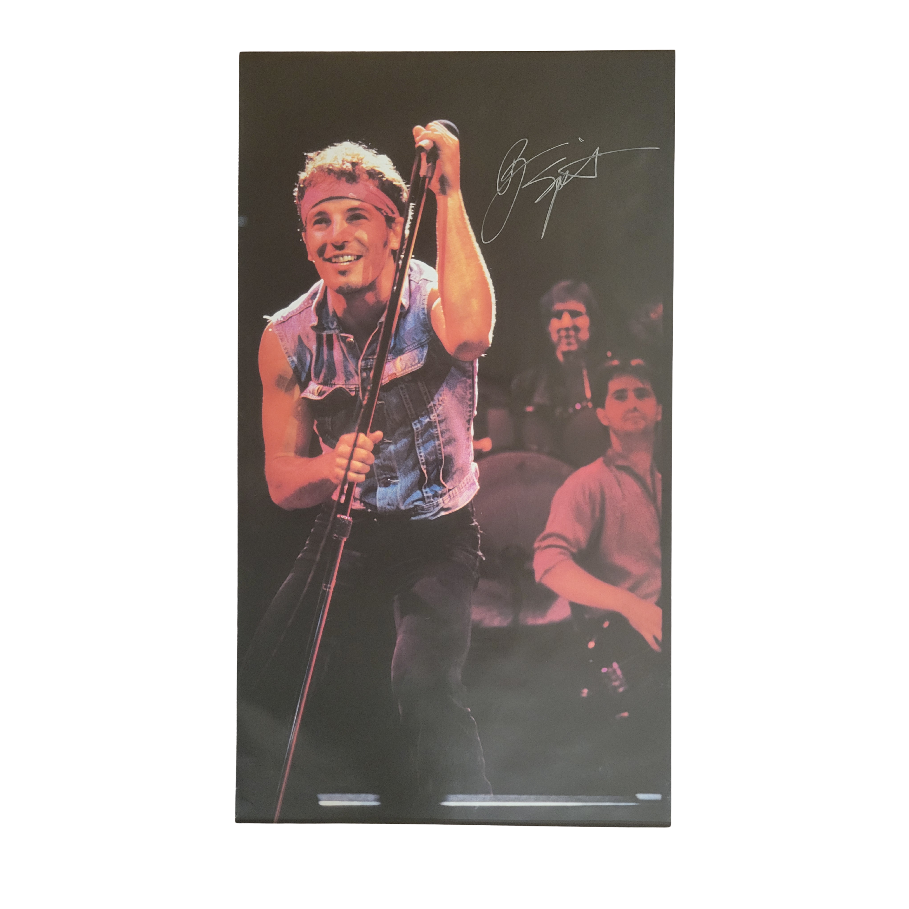 Bruce Springsteen - born in the usa 1984 tour -  signed poster