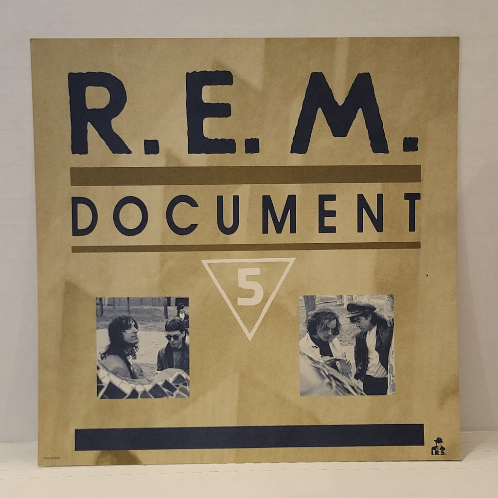 R.E.M. -  Document - signed promo poster by 4 band members