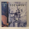 R.E.M. -  Document - signed promo poster by 4 band members