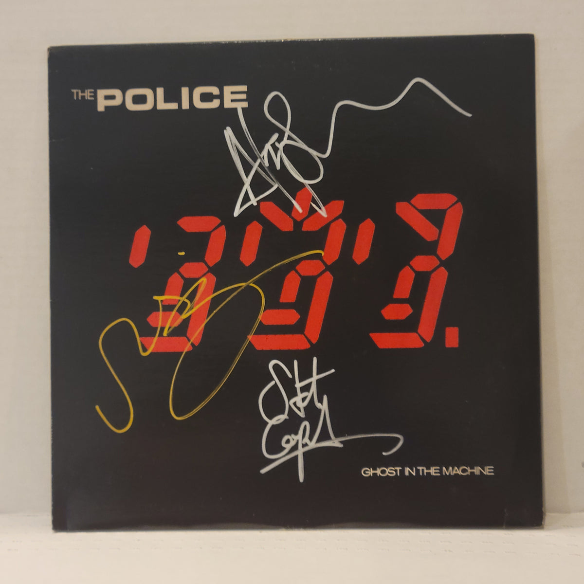 The Police -  Ghost In The Machine - signed lp by 3 band members