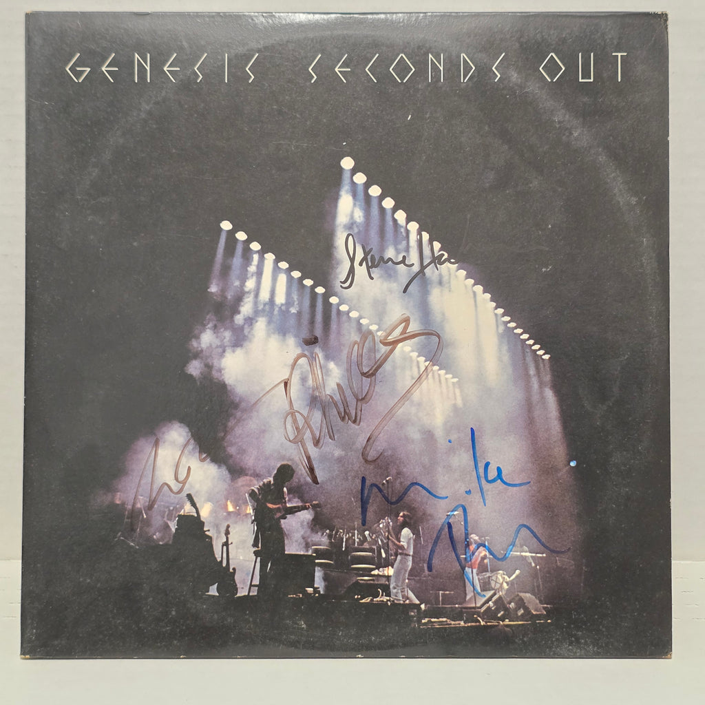Genesis -  Seconds Out - signed lp by 4 band members