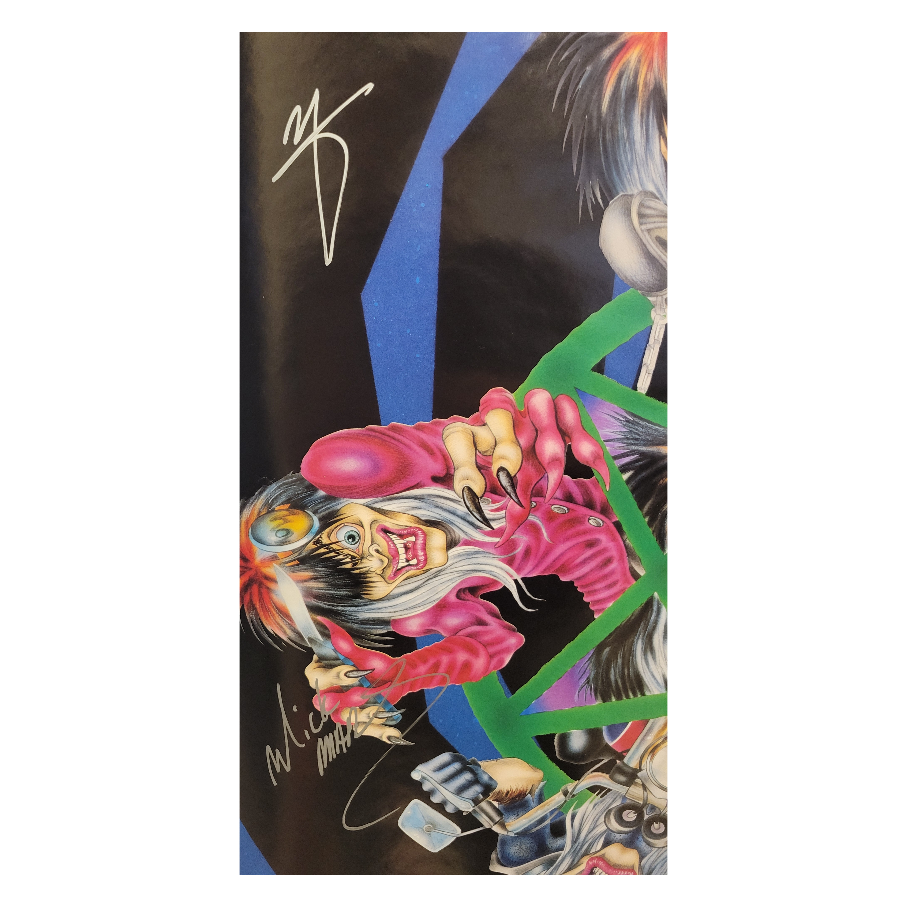 Motley Crue - Decade of Decadence - signed poster by all 4 band members