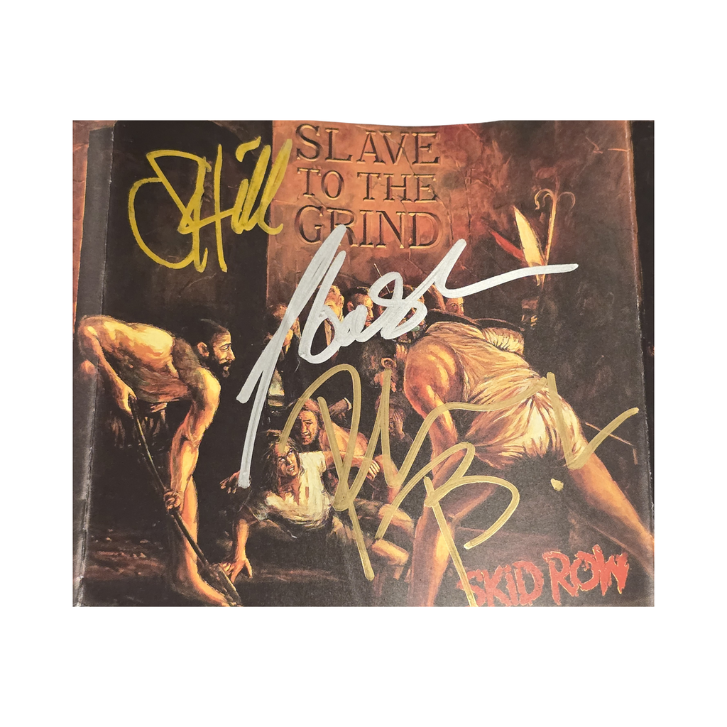 Skid row - Slave to grind - signed cd by 5 band members