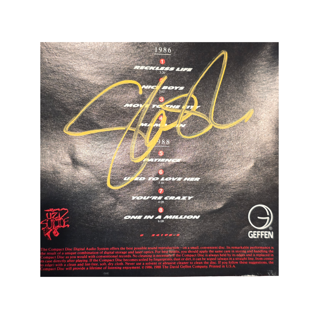 Guns N Roses - Lies - signed cd by 5 band members