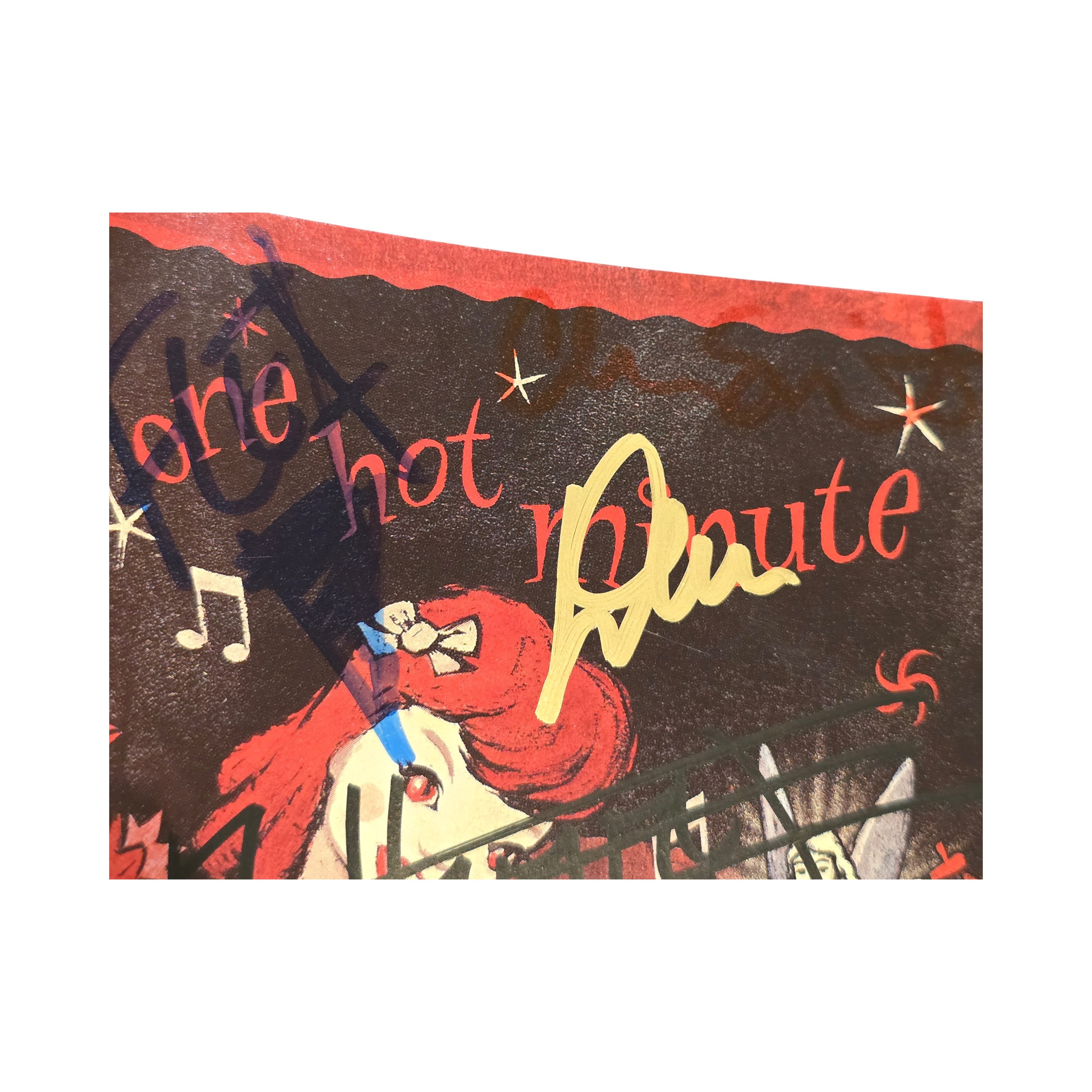 Red Hot Chili Peppers- One Hot Minutes - signed cd by 4  band members