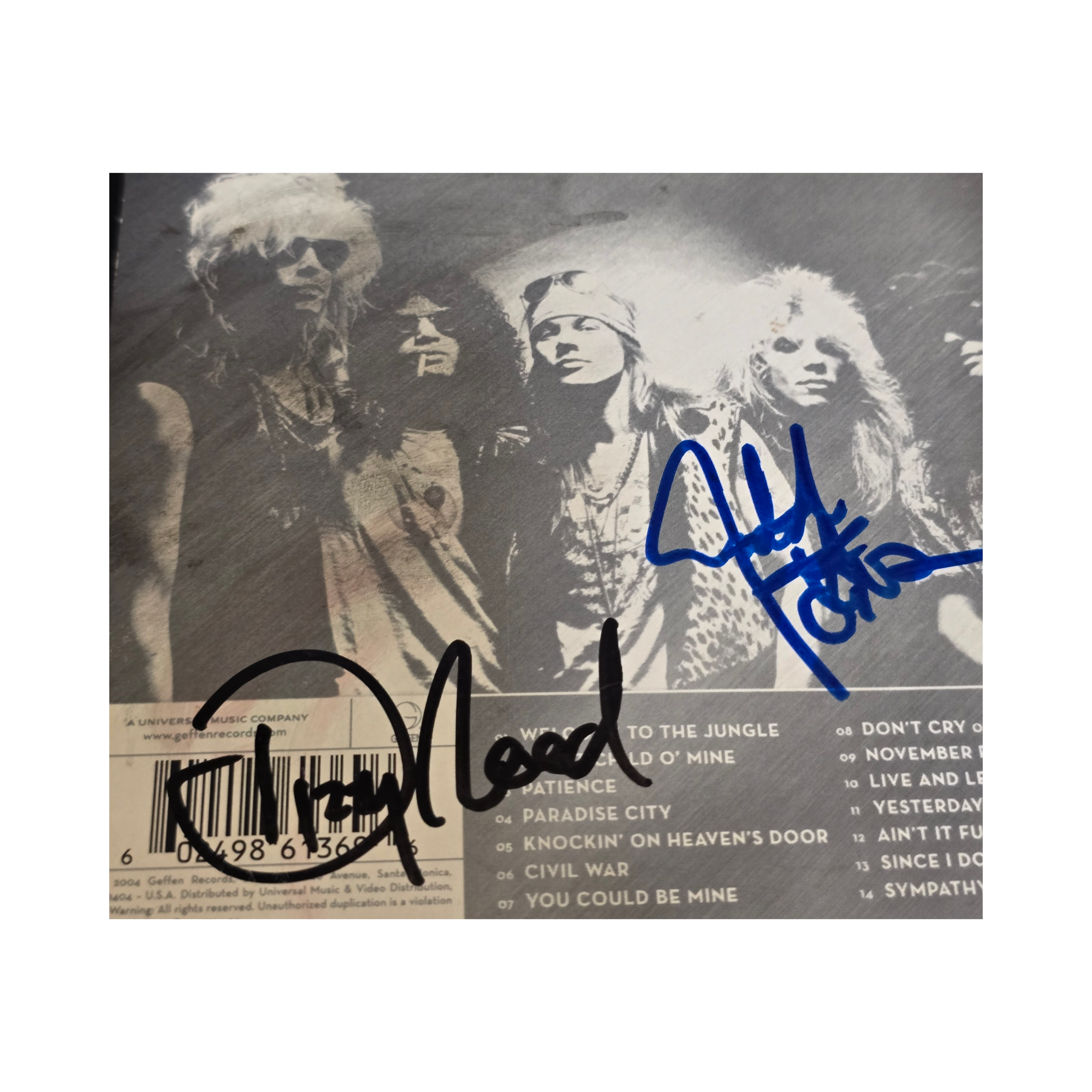 Guns N Roses -  Greatest hits -  signed cd by 5 band members