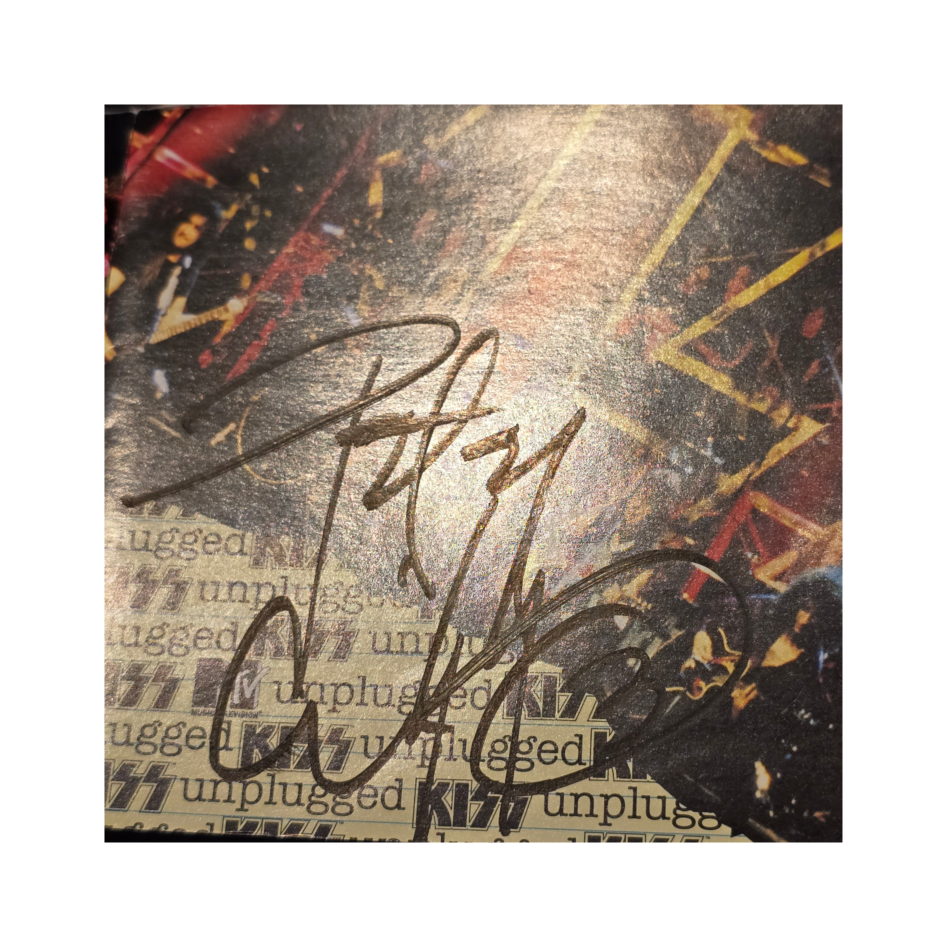 Kiss -  Unplugged - signed cd by 4 band members