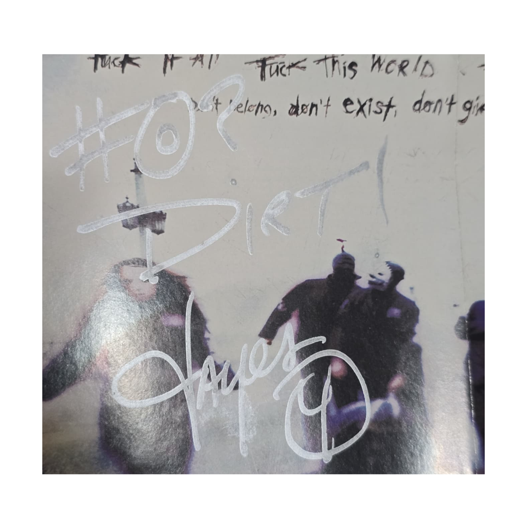Slipknot Signed cd Self titled - signed cd by 9 band members