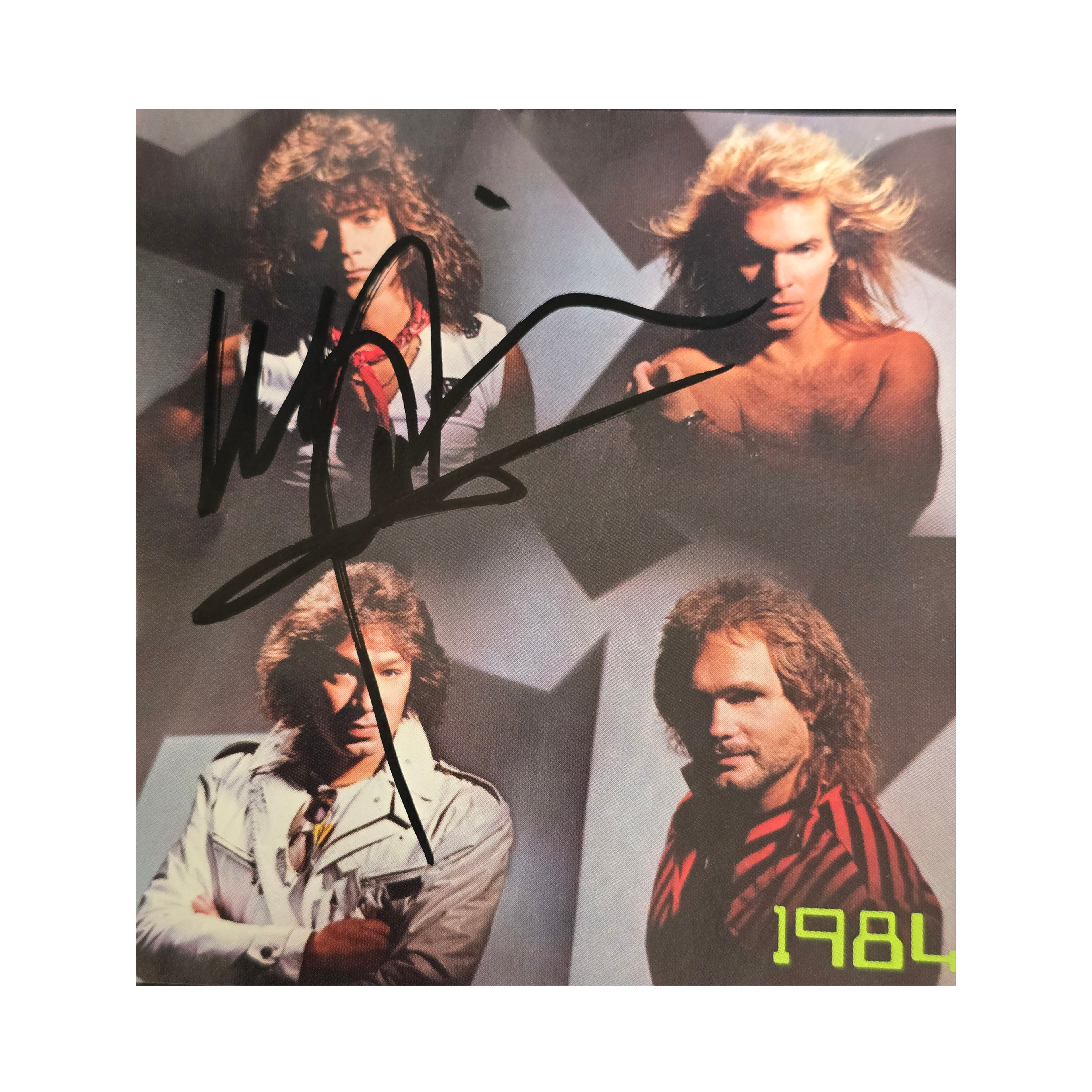 Van Halen - Signed cd - 1984 - signed cd by 4 band members