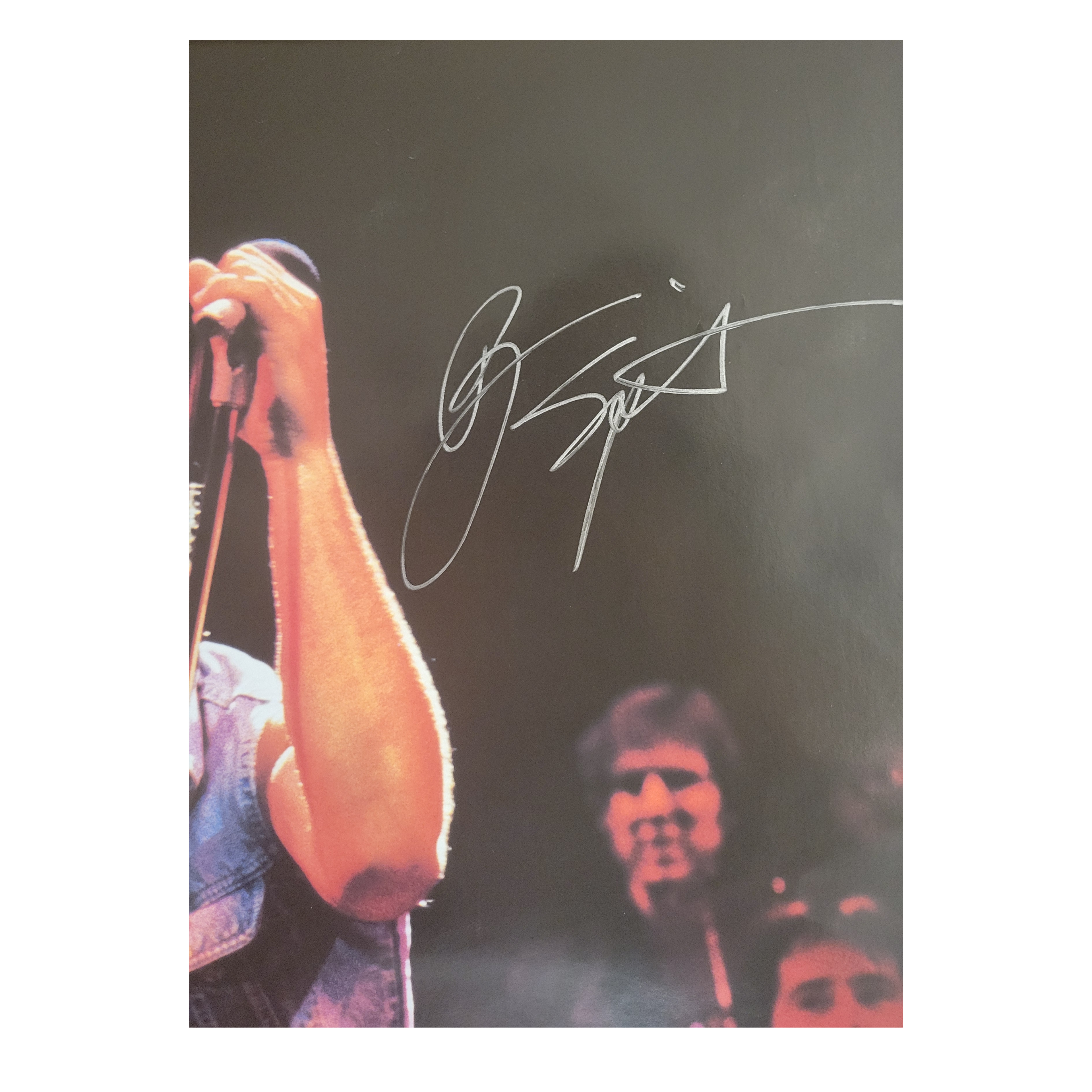 Bruce Springsteen - born in the usa 1984 tour -  signed poster