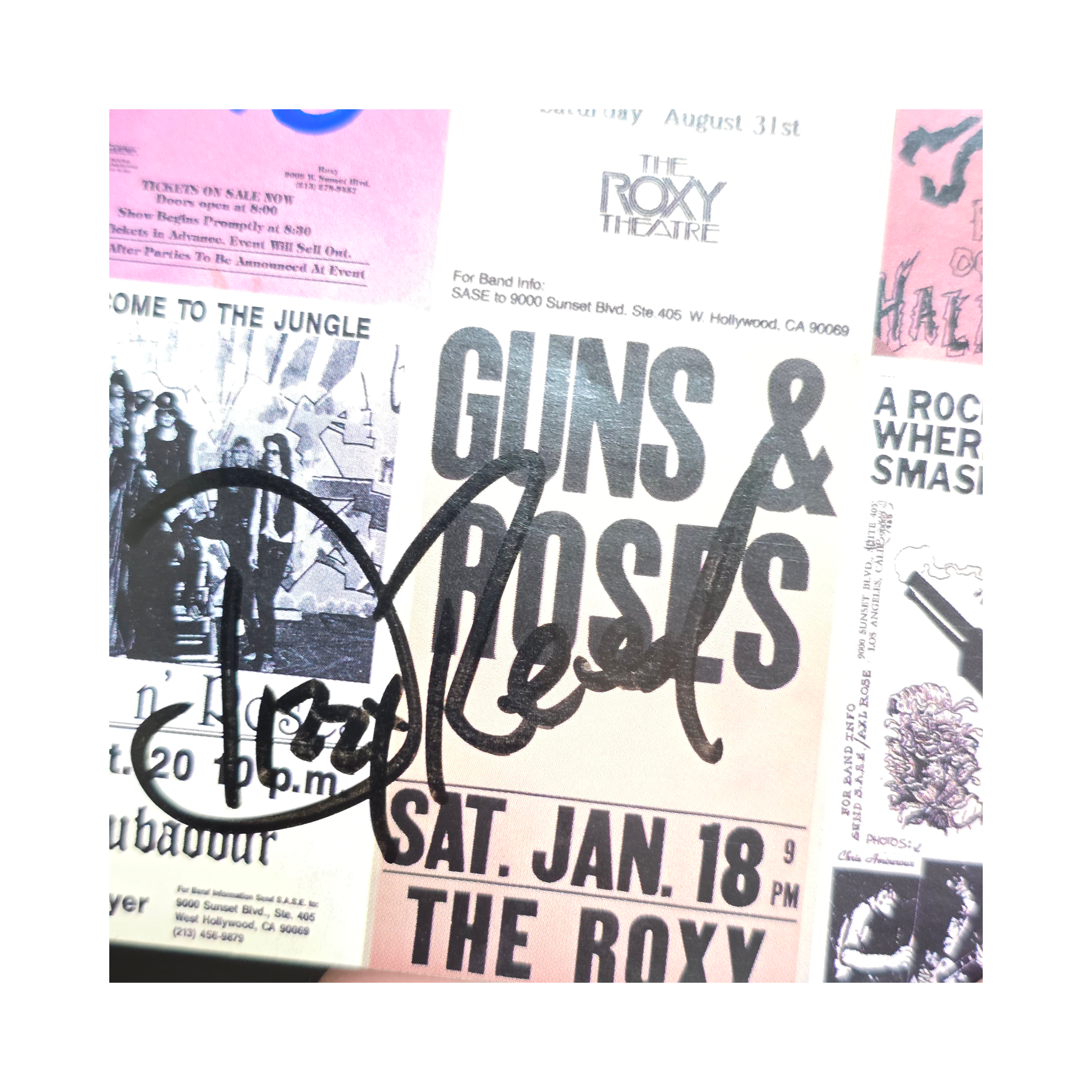 Guns N Roses -  Live Era '87–'93 - signed cd by 5 band members