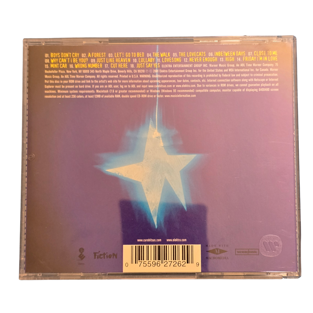 The Cure - Greatest Hits -  signed cd by 5 band members