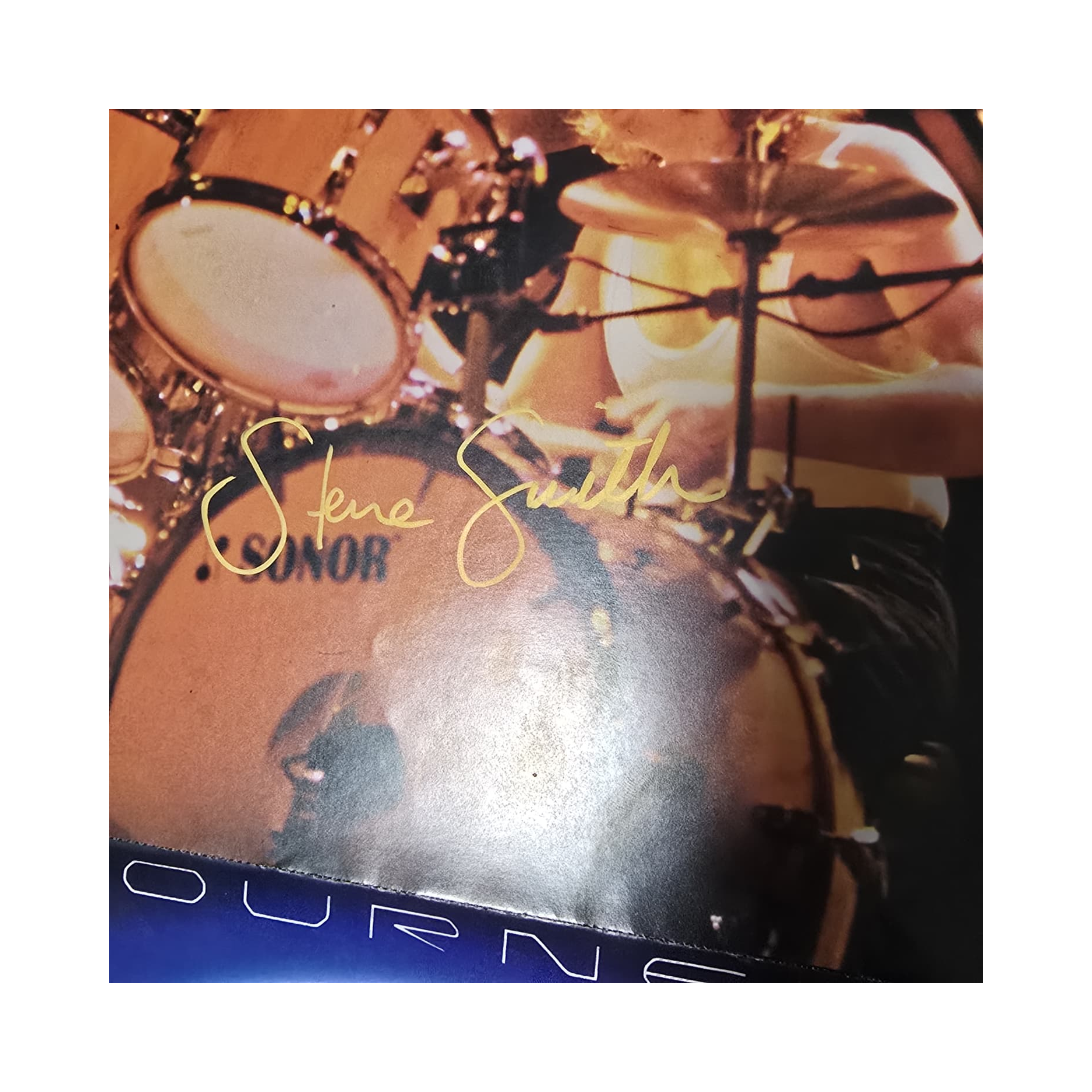 Journey - Captured 1981 - signed fold out insert by 5 band members