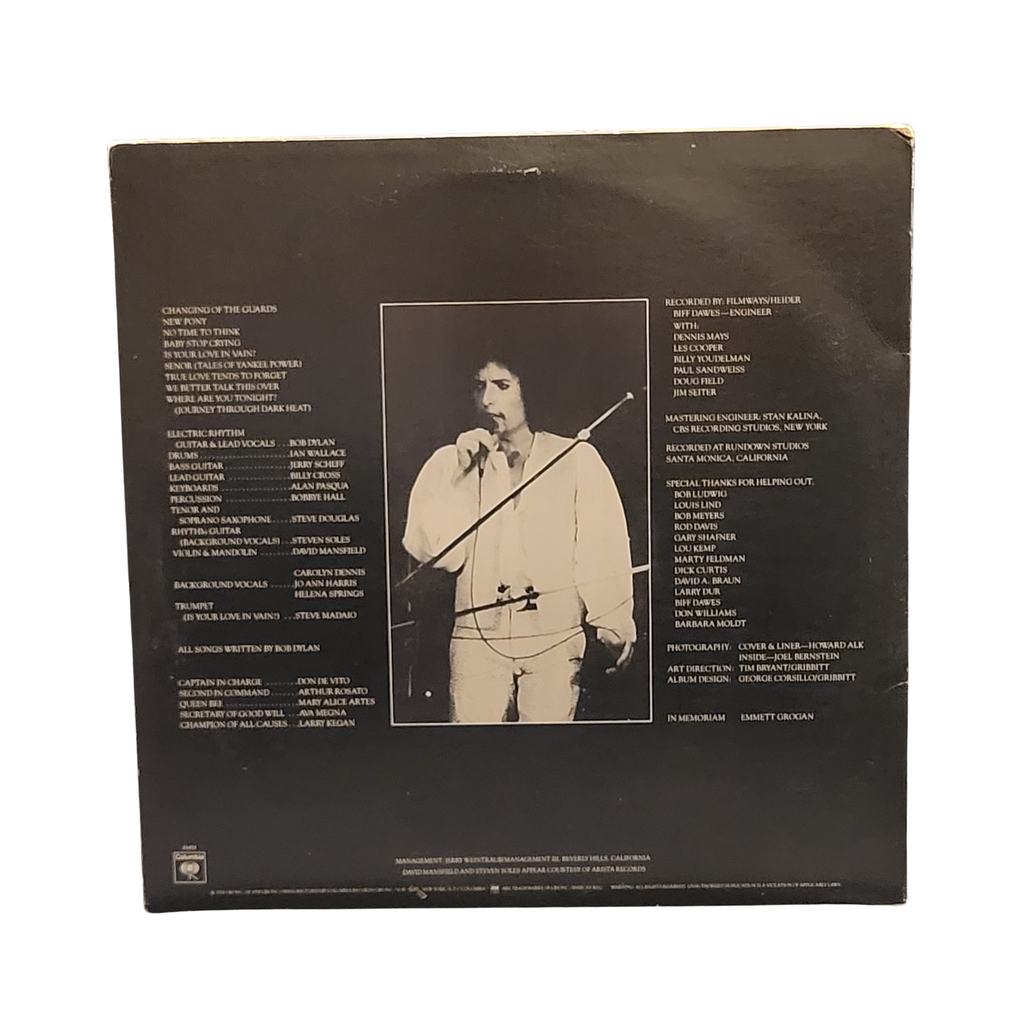 Bob Dylan - Street Legal - signed lp