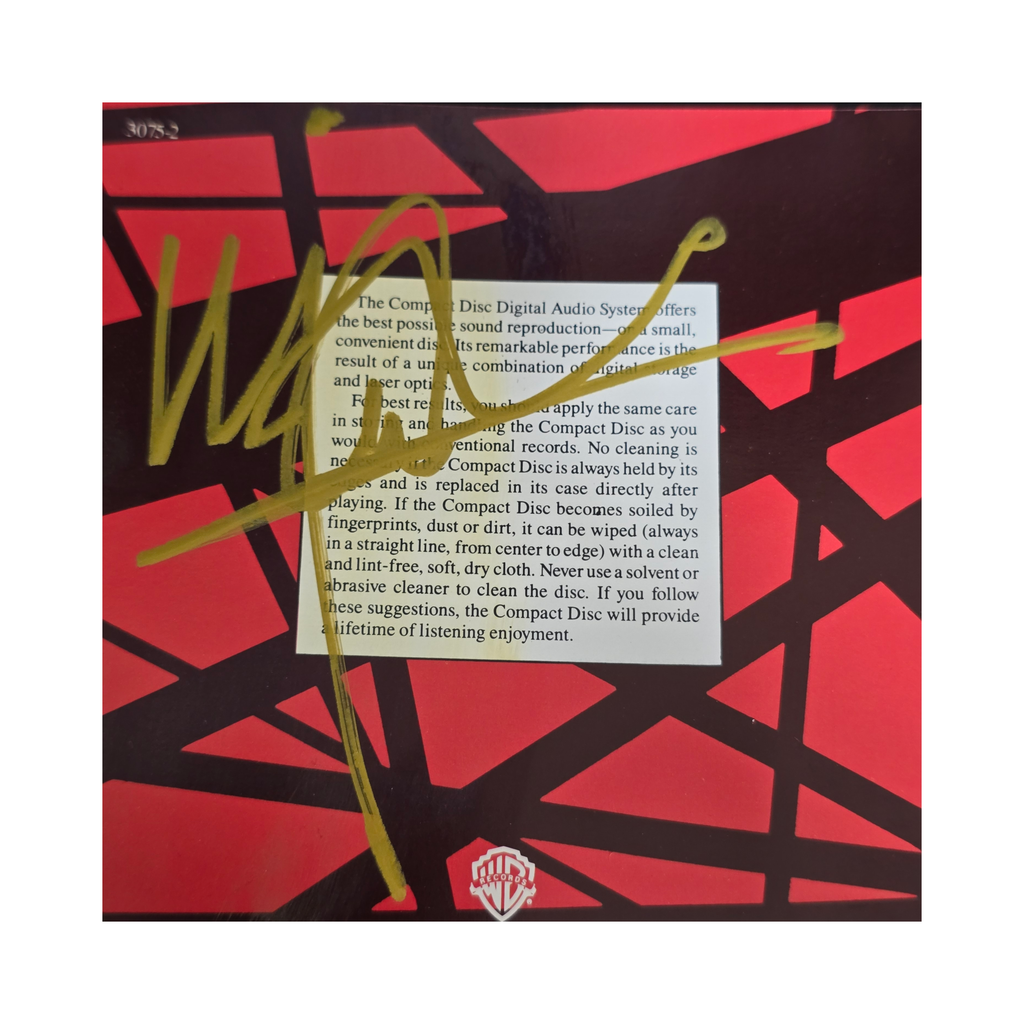 Van Halen - Signed cd - debut - signed cd by 4 band members