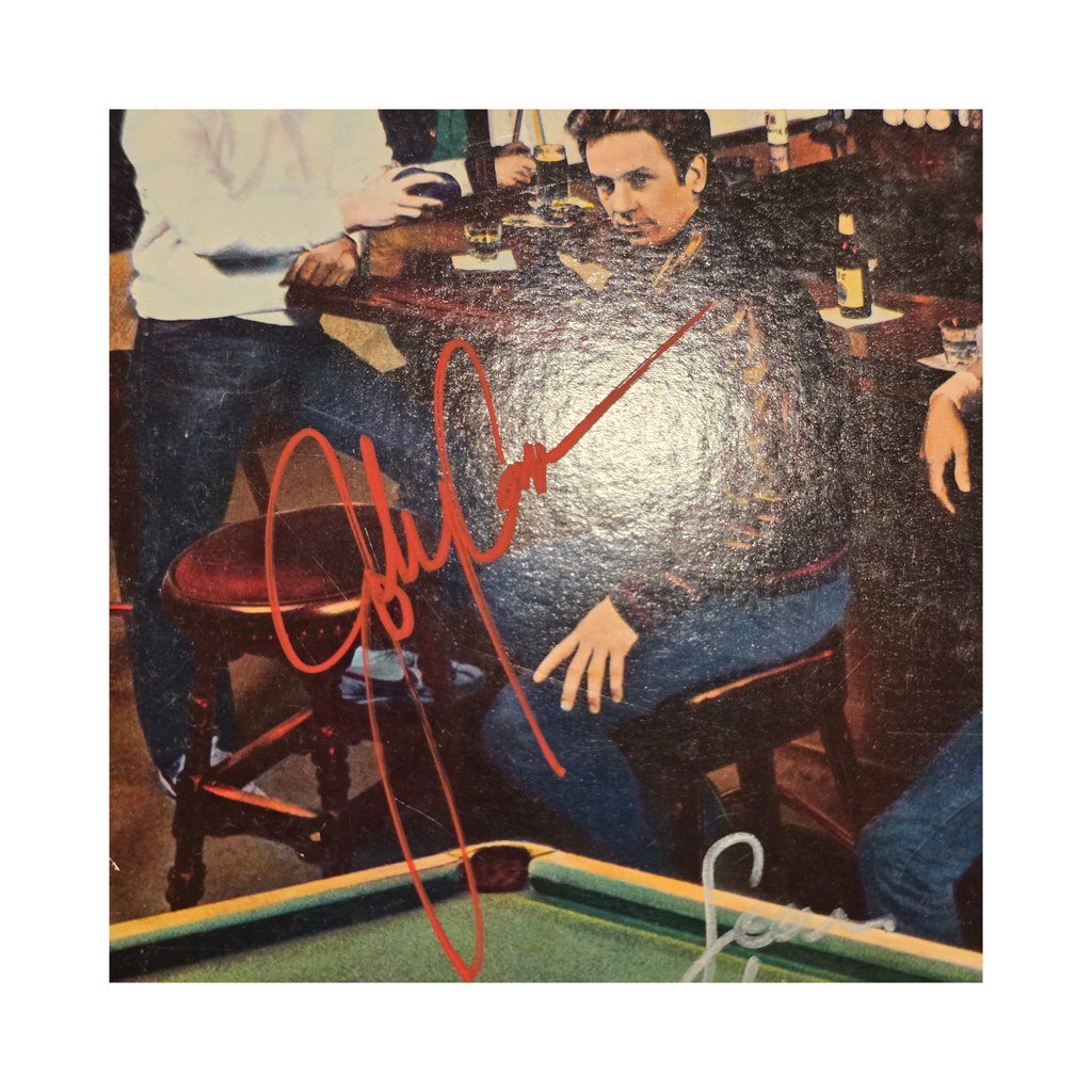 Huey Lewis and the News - Sports - signed lp by 5 band members