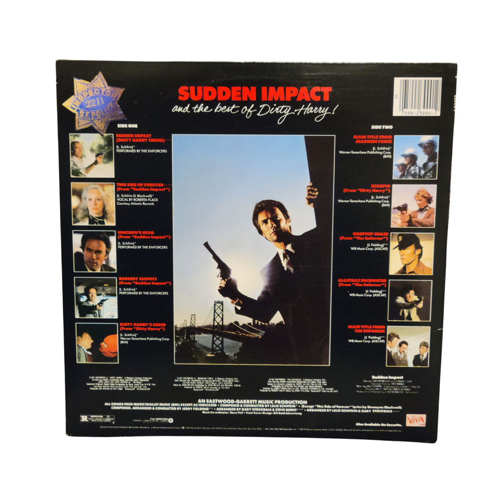 Clint Eastwood - Sudden Impact and The Best of Dirty Harry Soundtrack - signed lp