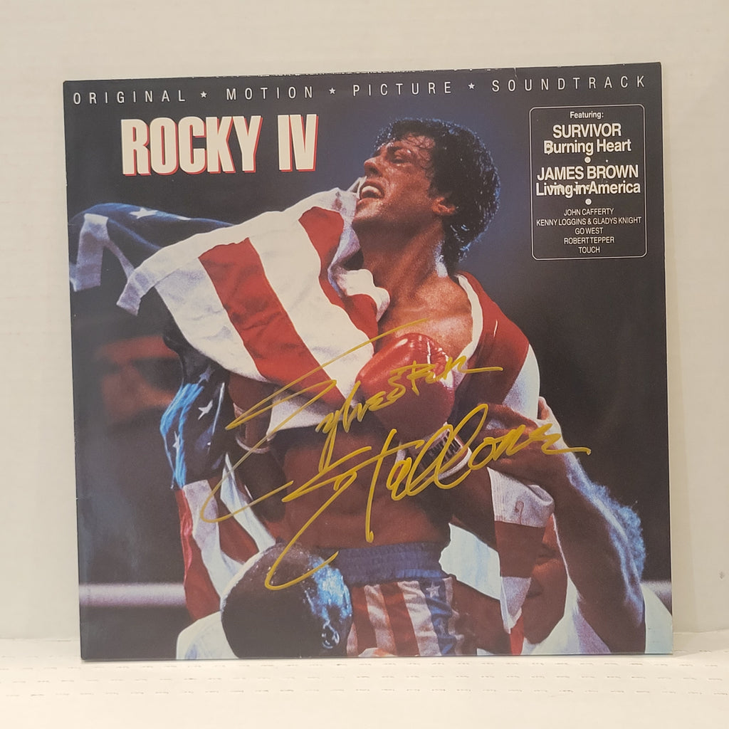 Sylvester Stallone - Rocky 4 Soundtrack - signed lp