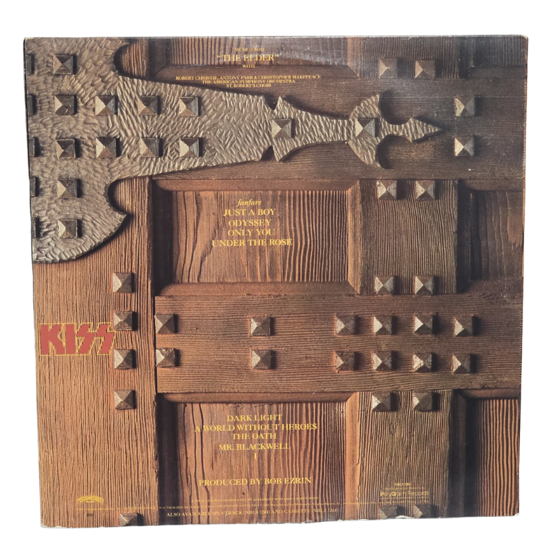 Kiss - Music From The Elder - signed lp by 4 band members